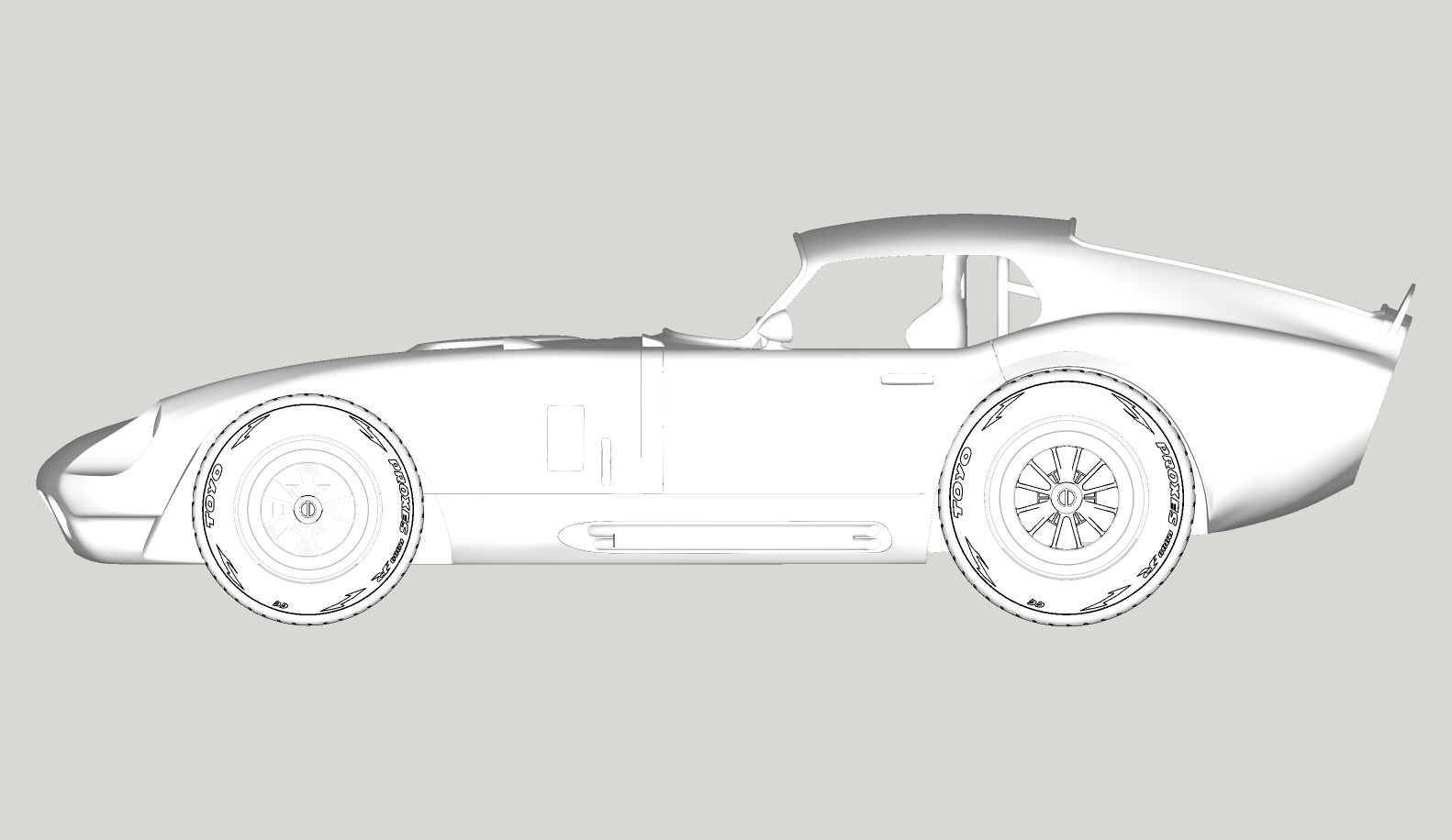 AC Cobra Daytona Printable 3D print model_16
