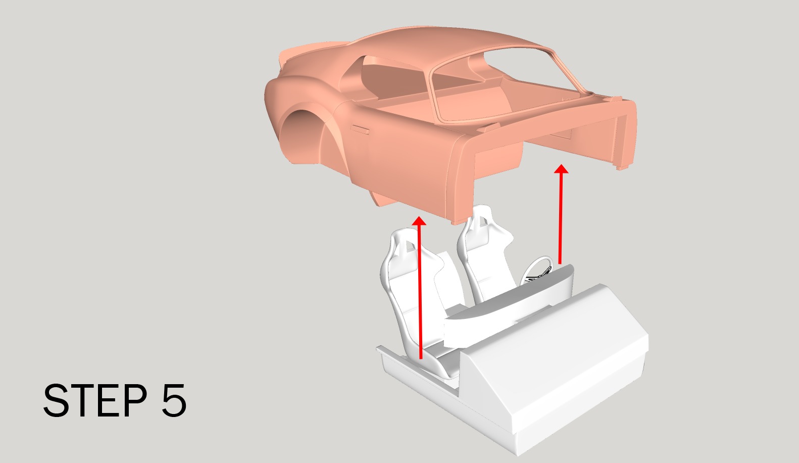AC Cobra Daytona Printable 3D print model_24
