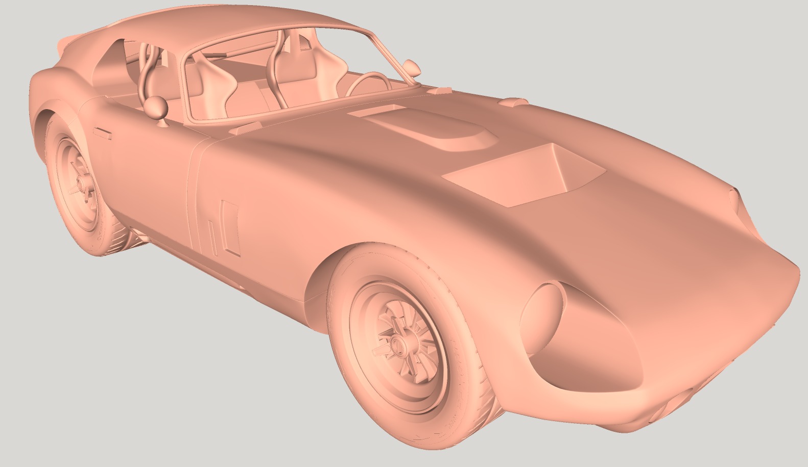 AC Cobra Daytona Printable 3D print model_9