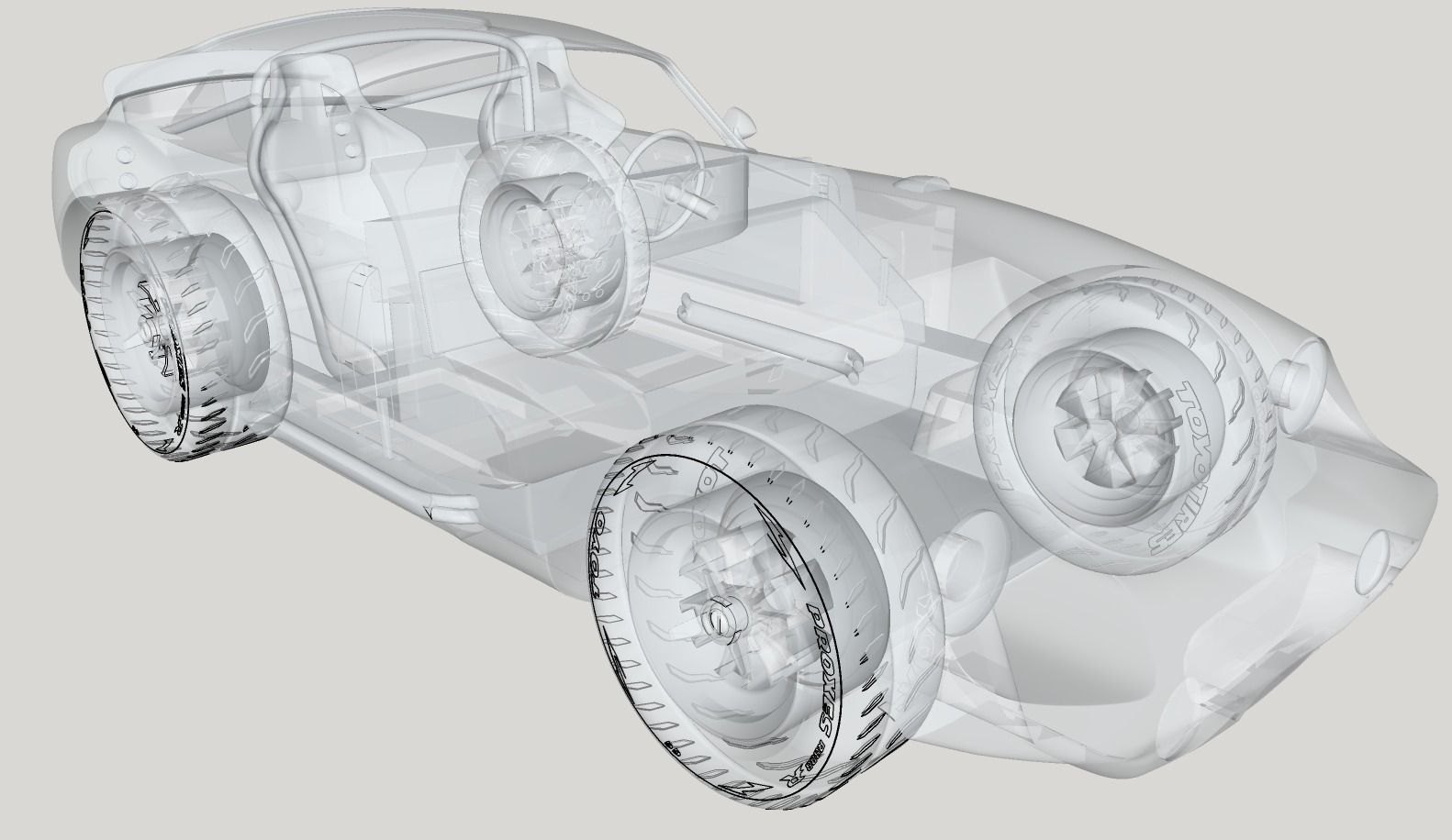 AC Cobra Daytona Printable 3D print model_13
