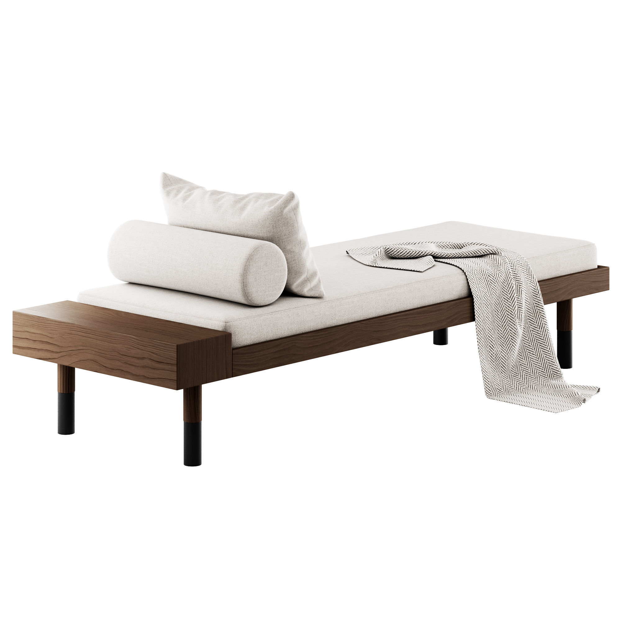 Banquette Mi By Kann Design 3D model_1