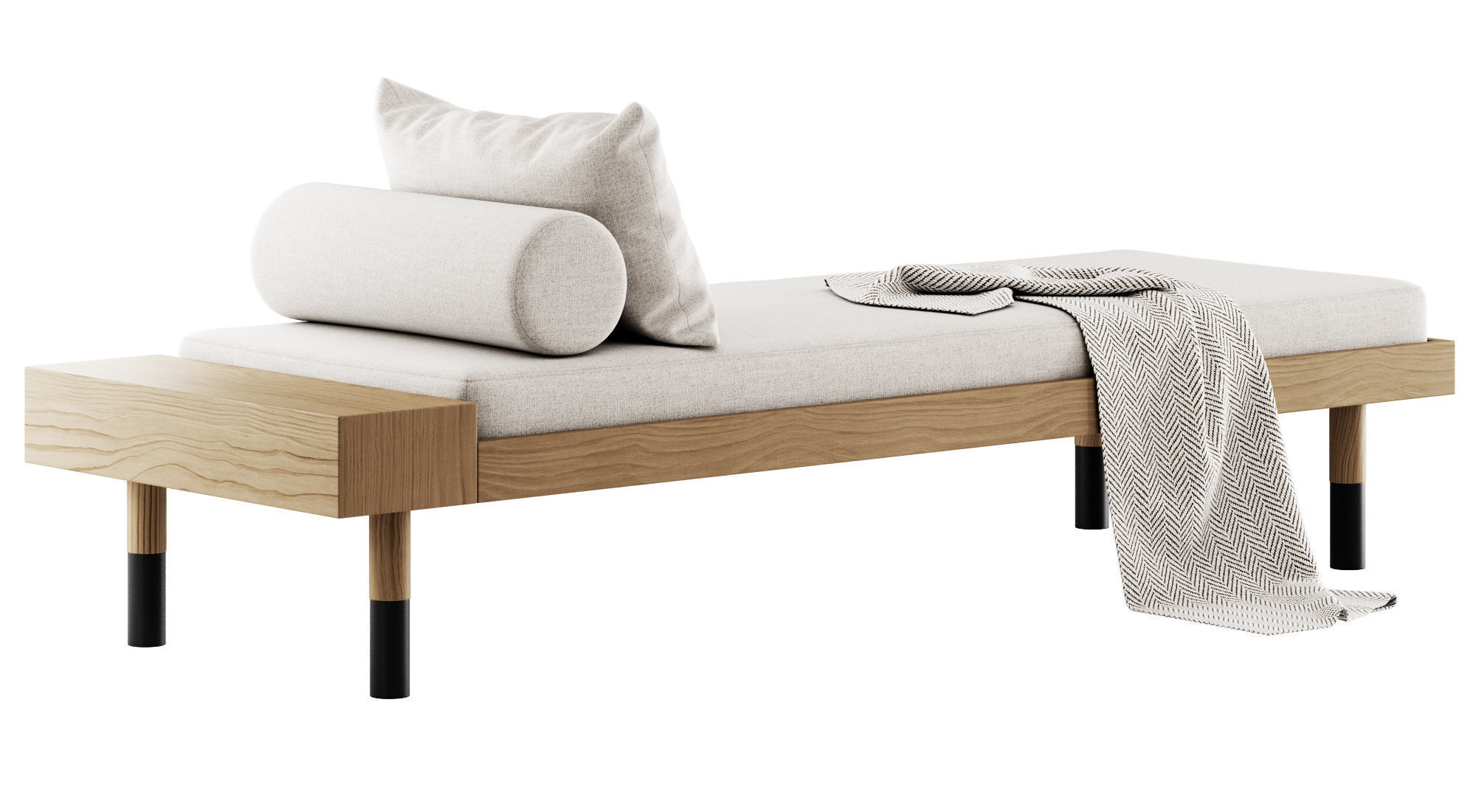 Banquette Mi By Kann Design 3D model_8