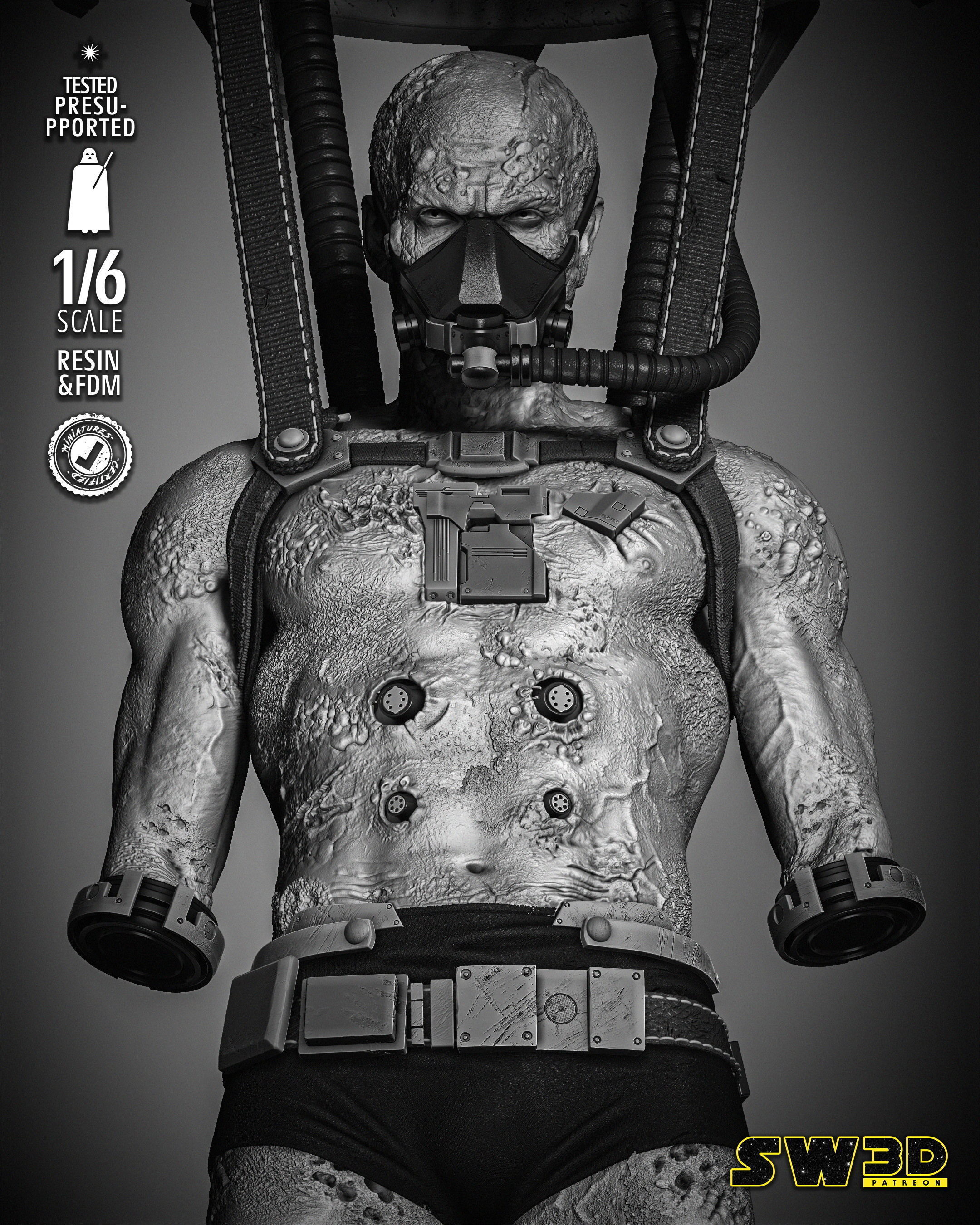 STAR WARS Vader Sculpture 3D print model_20