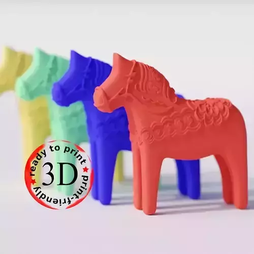 Dalahast Dala for easy printing 3D 3D print model