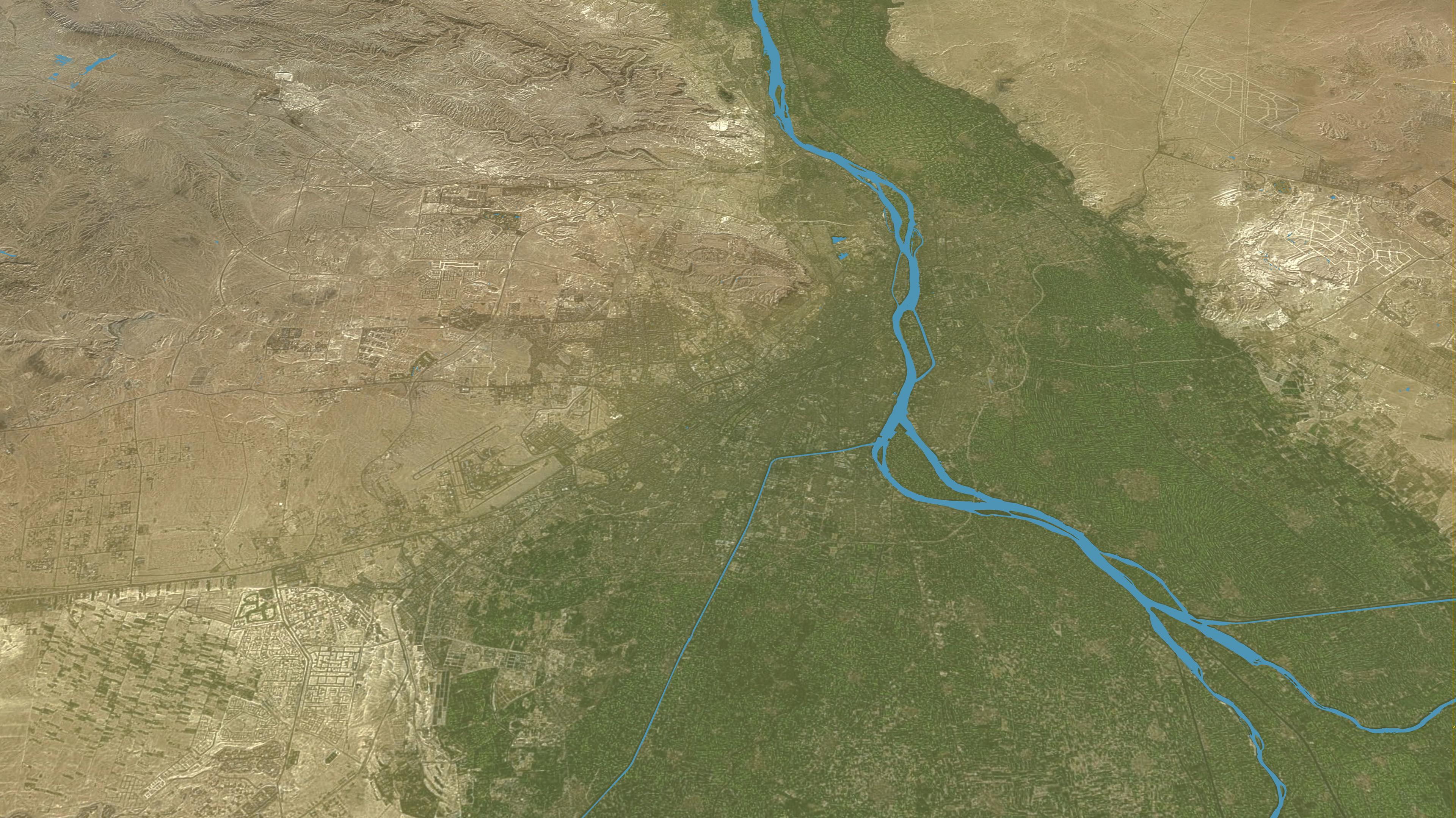 Cairo - Topography Terrain Low-poly 3D model_42