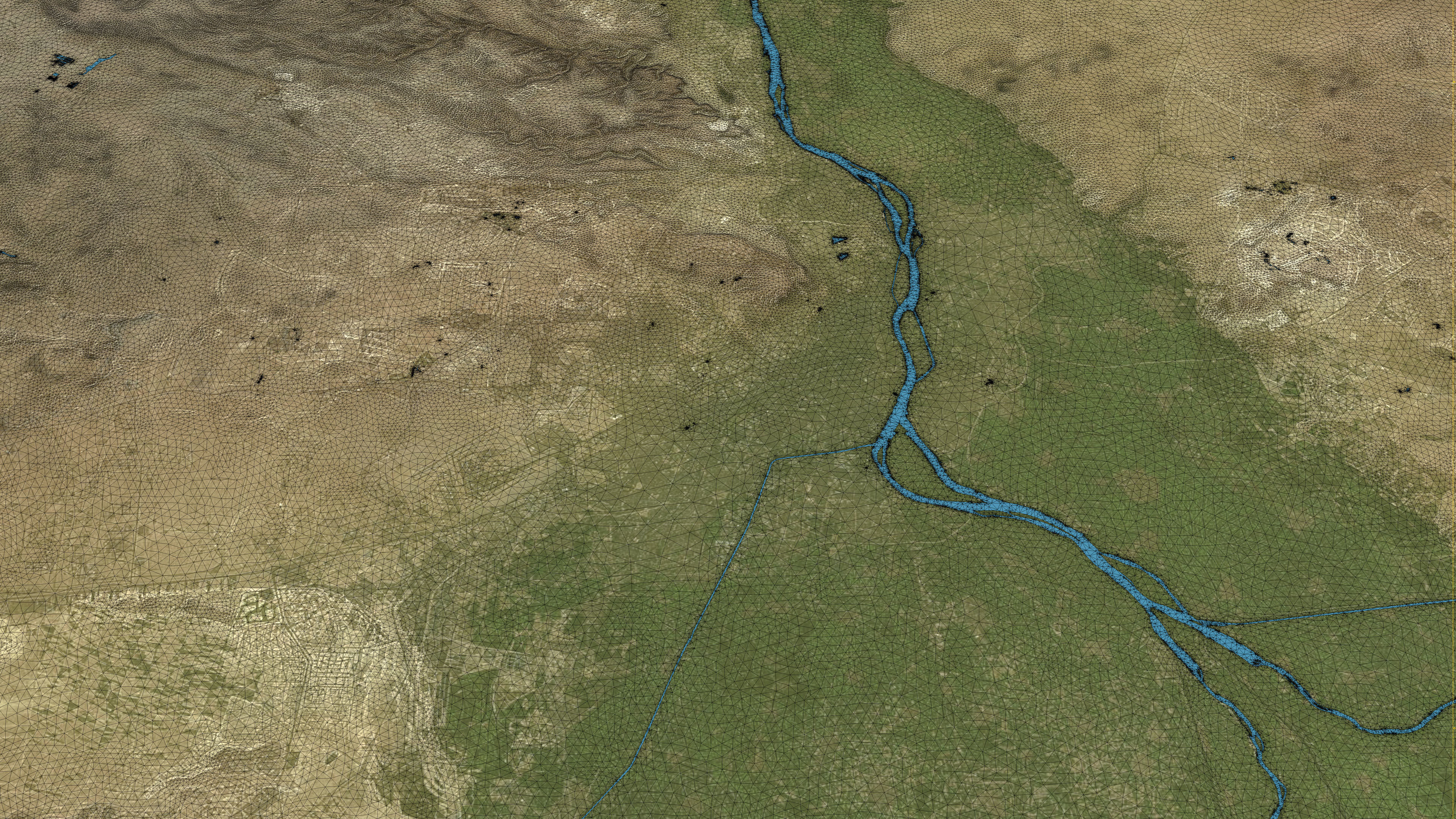 Cairo - Topography Terrain Low-poly 3D model_41