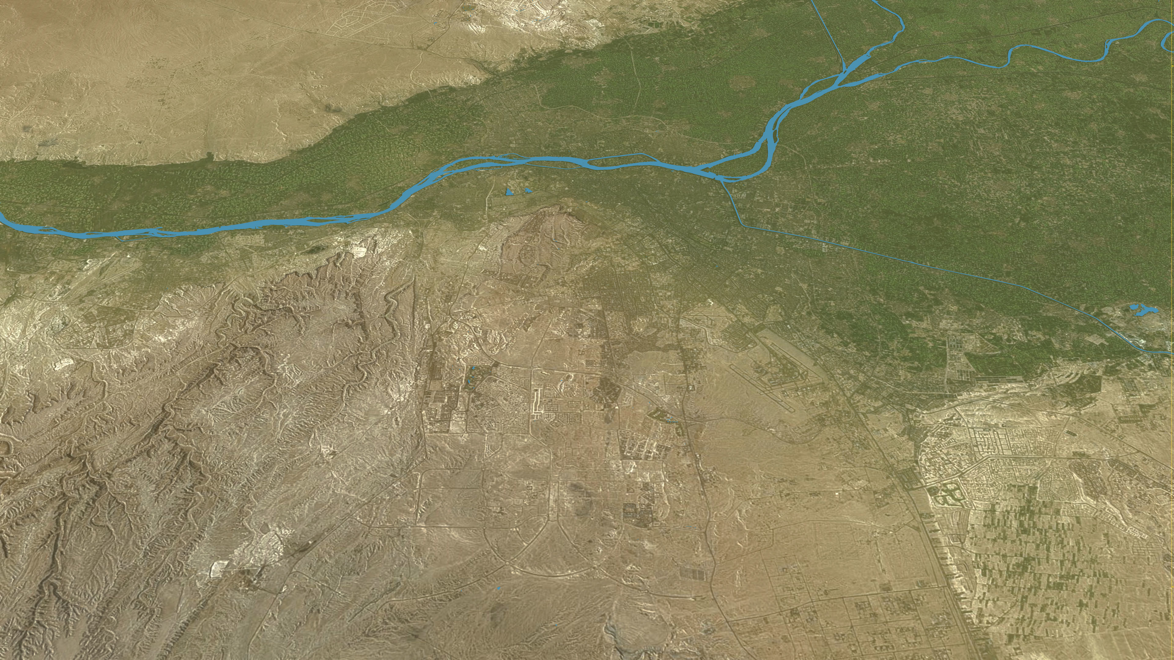Cairo - Topography Terrain Low-poly 3D model_48