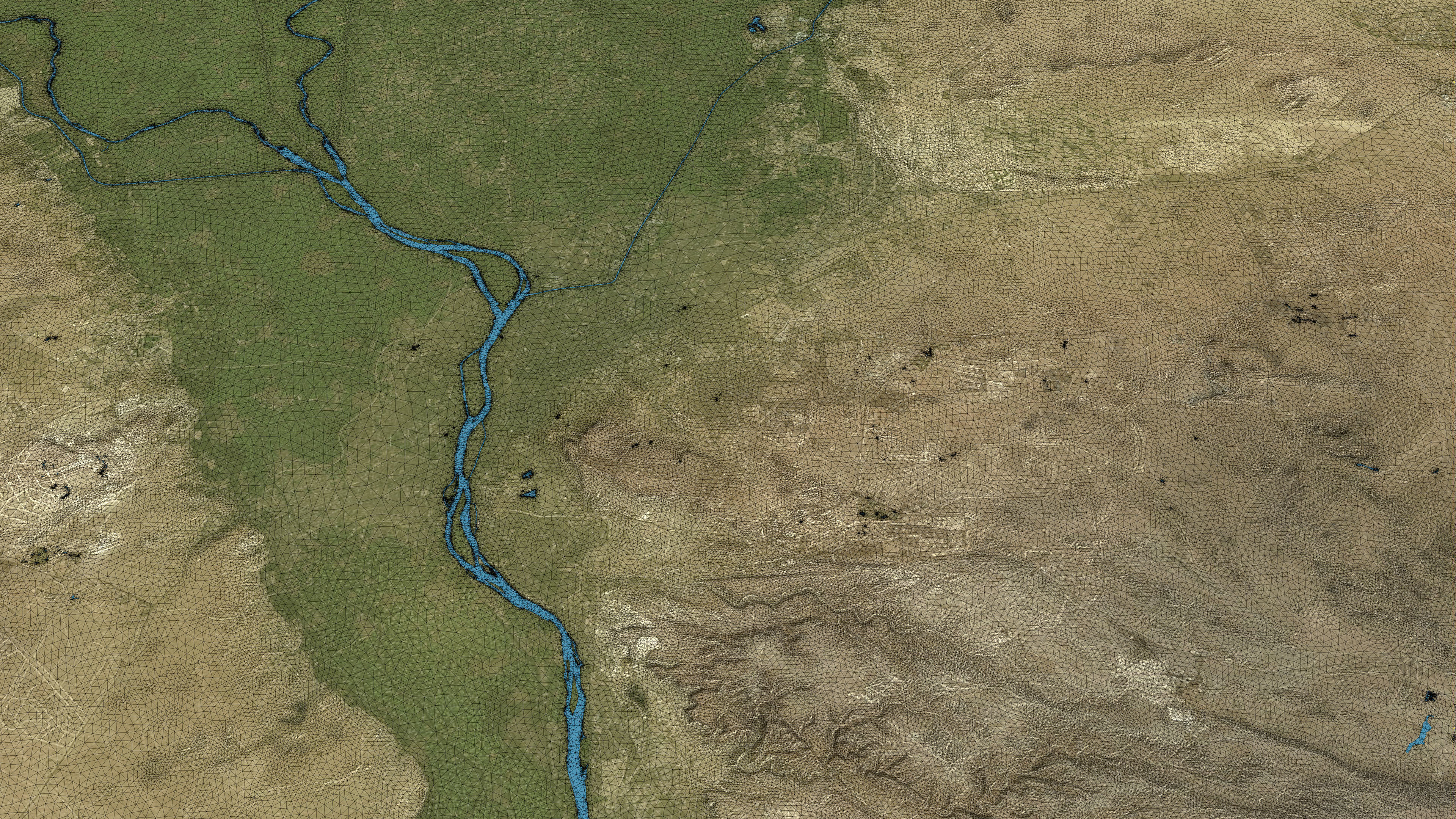 Cairo - Topography Terrain Low-poly 3D model_29