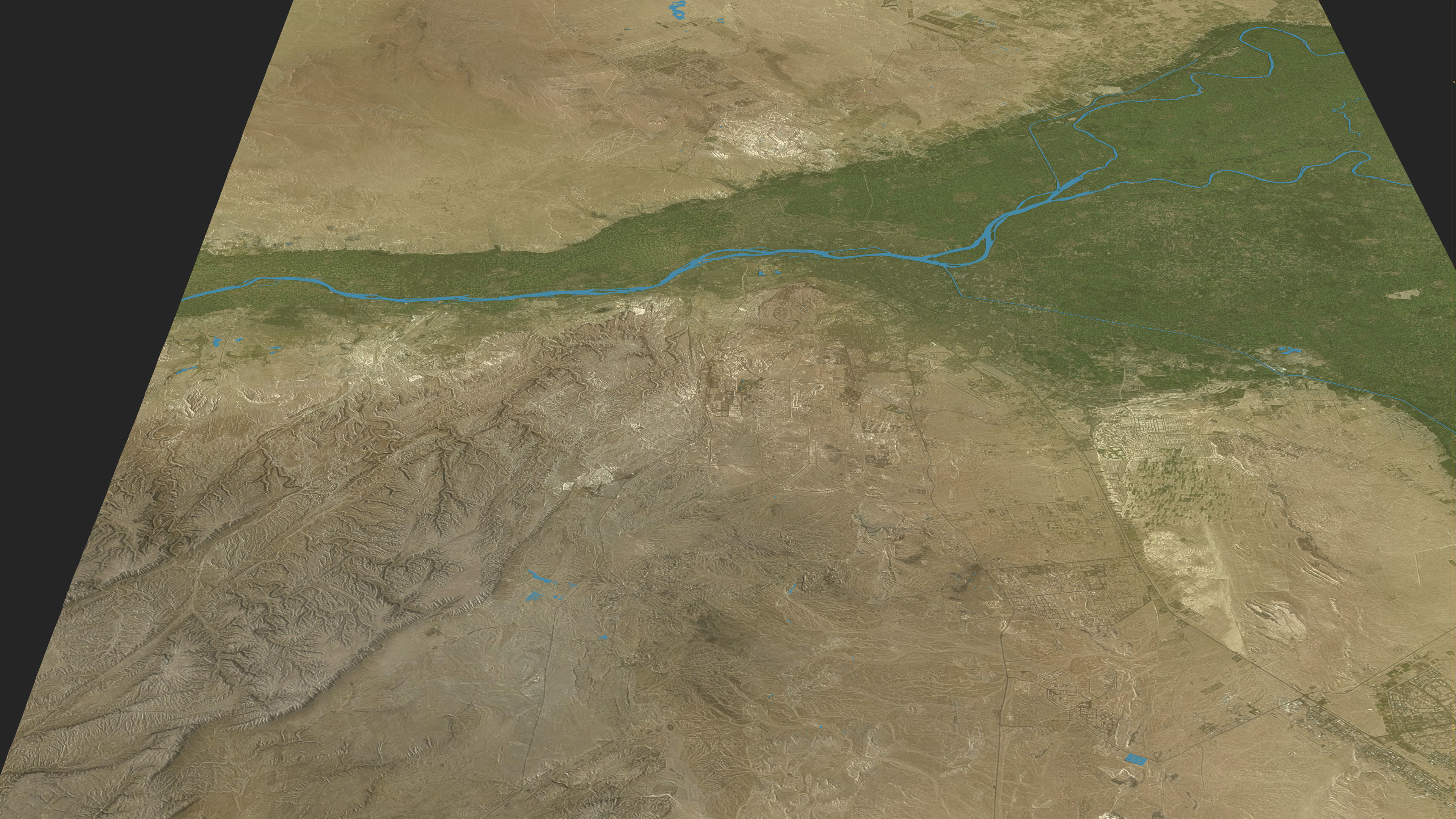Cairo - Topography Terrain Low-poly 3D model_24
