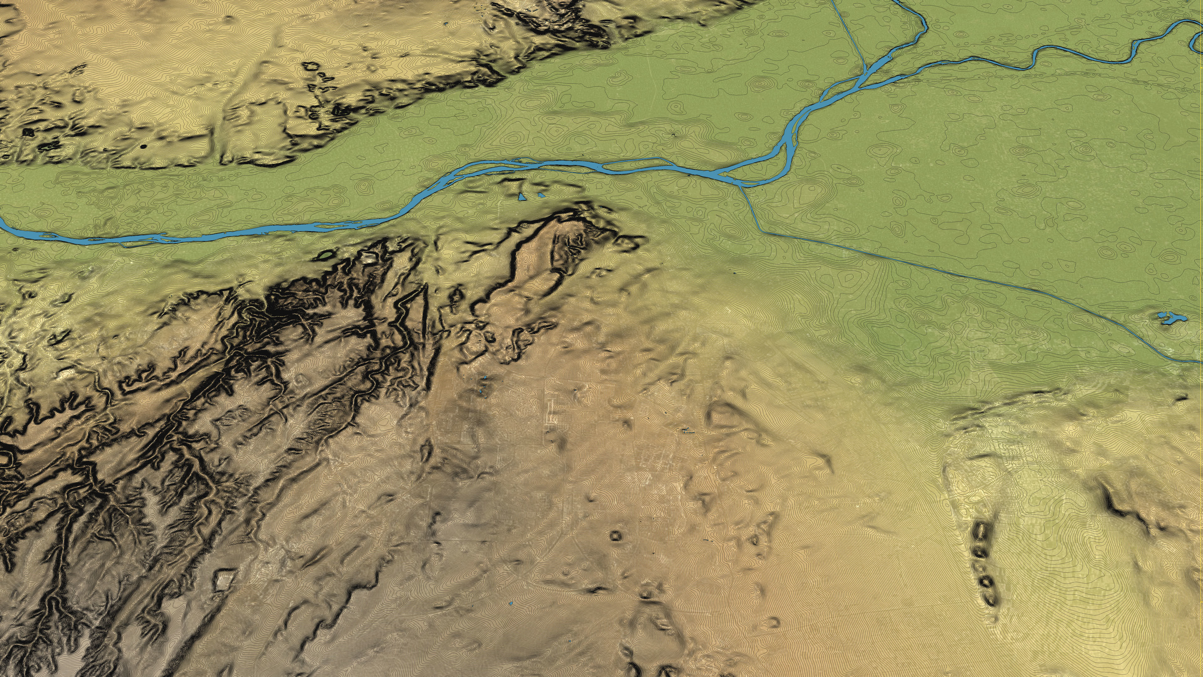 Cairo - Topography Terrain Low-poly 3D model_45