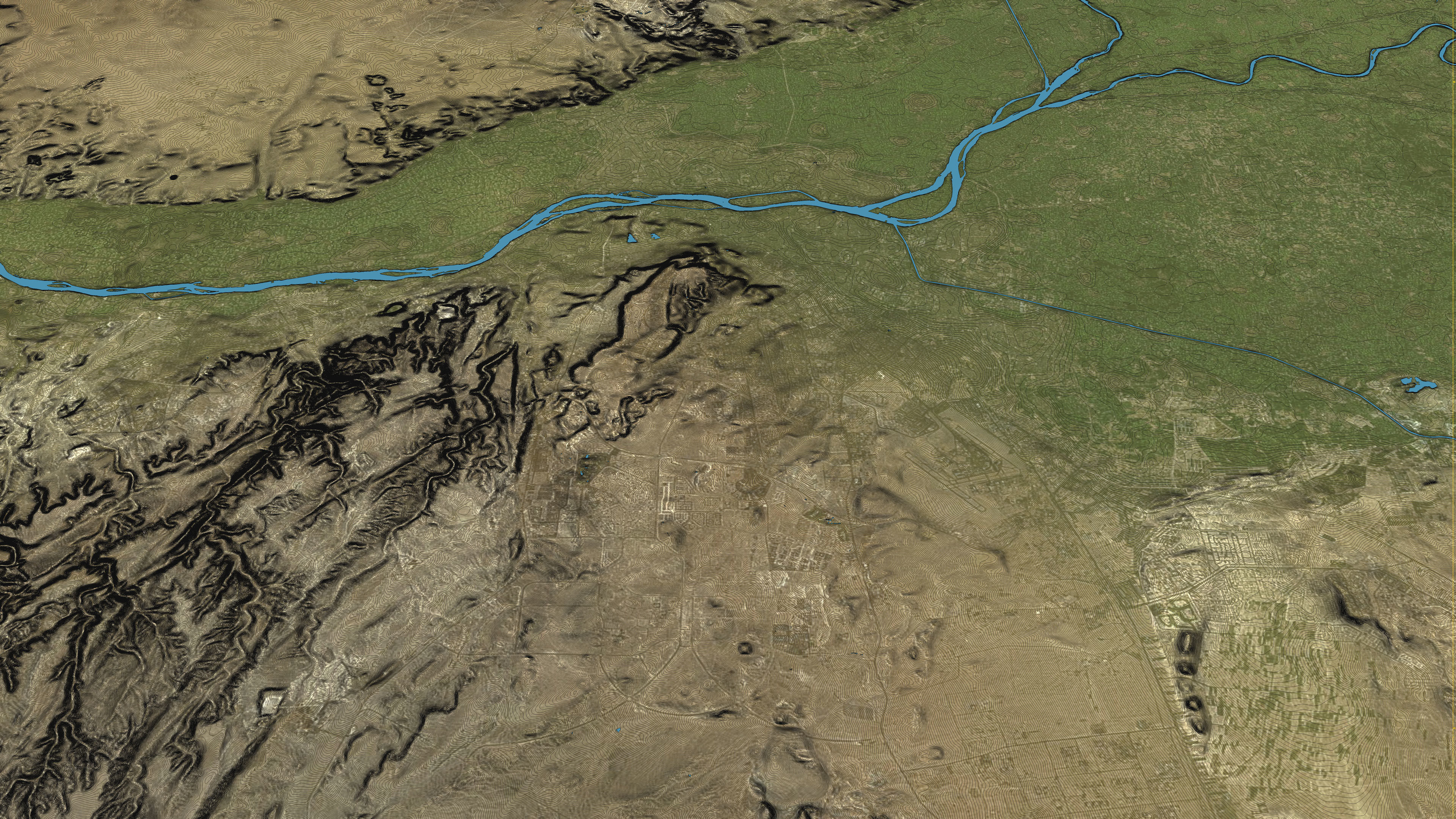 Cairo - Topography Terrain Low-poly 3D model_46