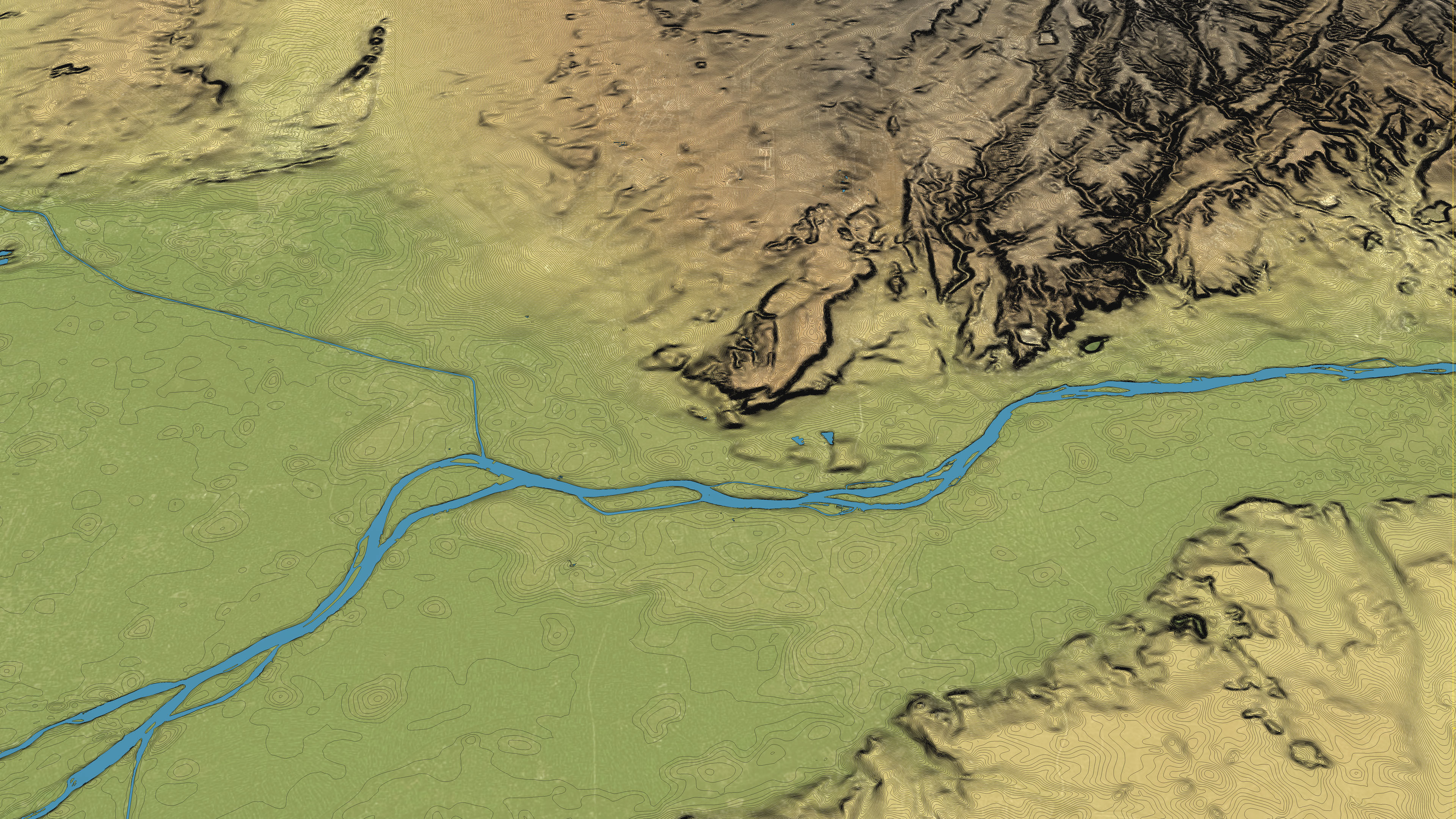 Cairo - Topography Terrain Low-poly 3D model_33