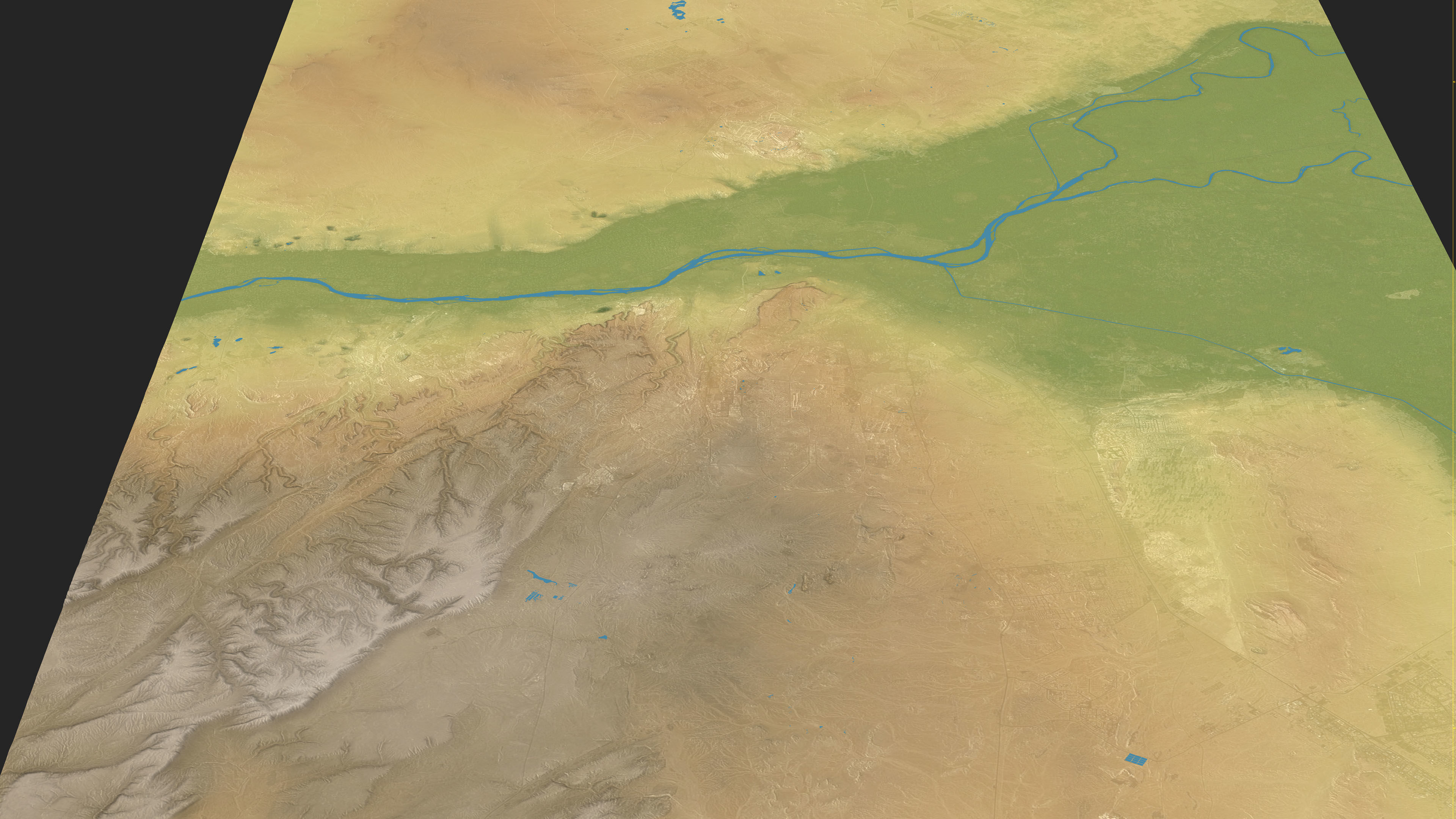 Cairo - Topography Terrain Low-poly 3D model_19
