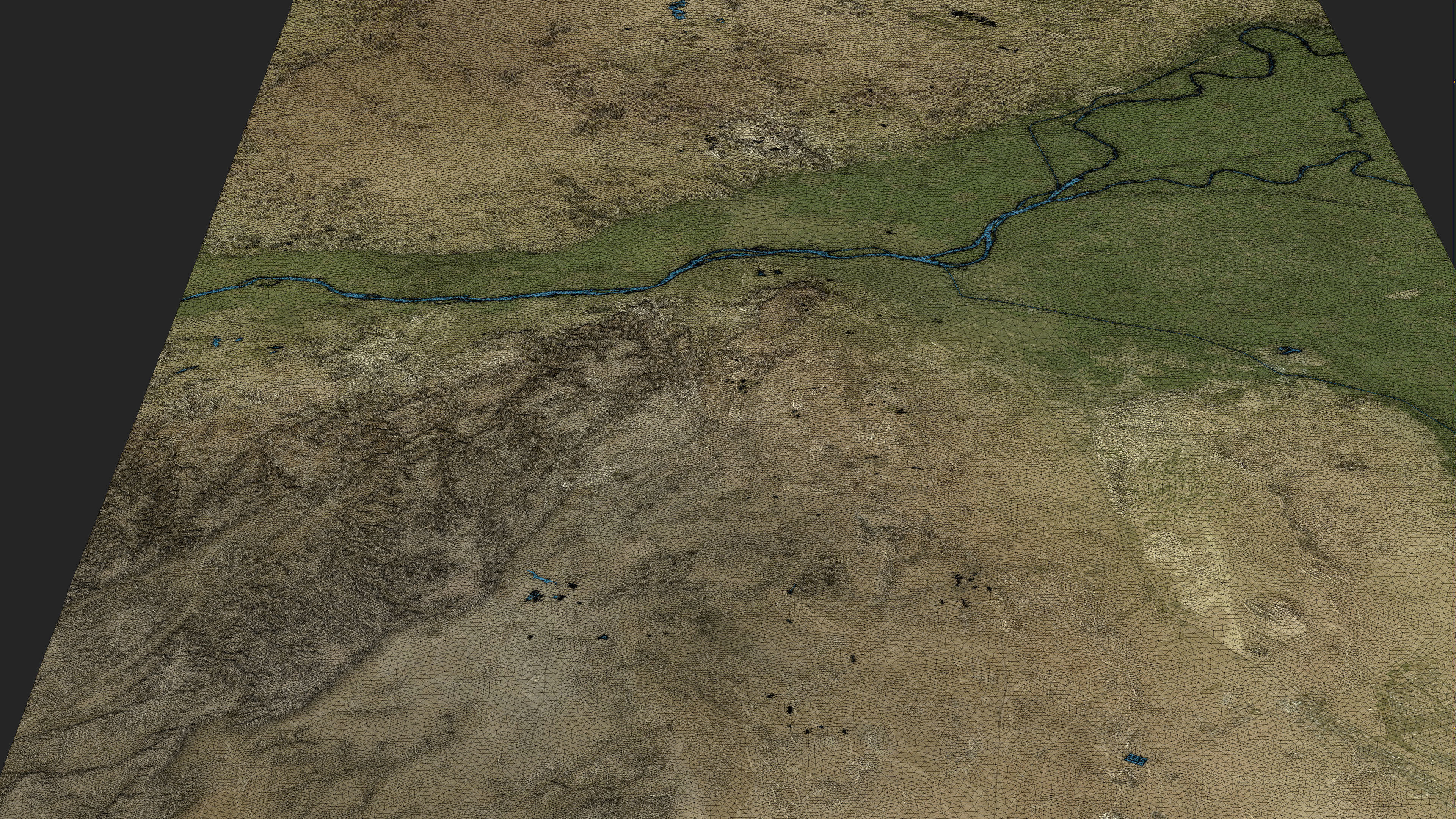 Cairo - Topography Terrain Low-poly 3D model_23