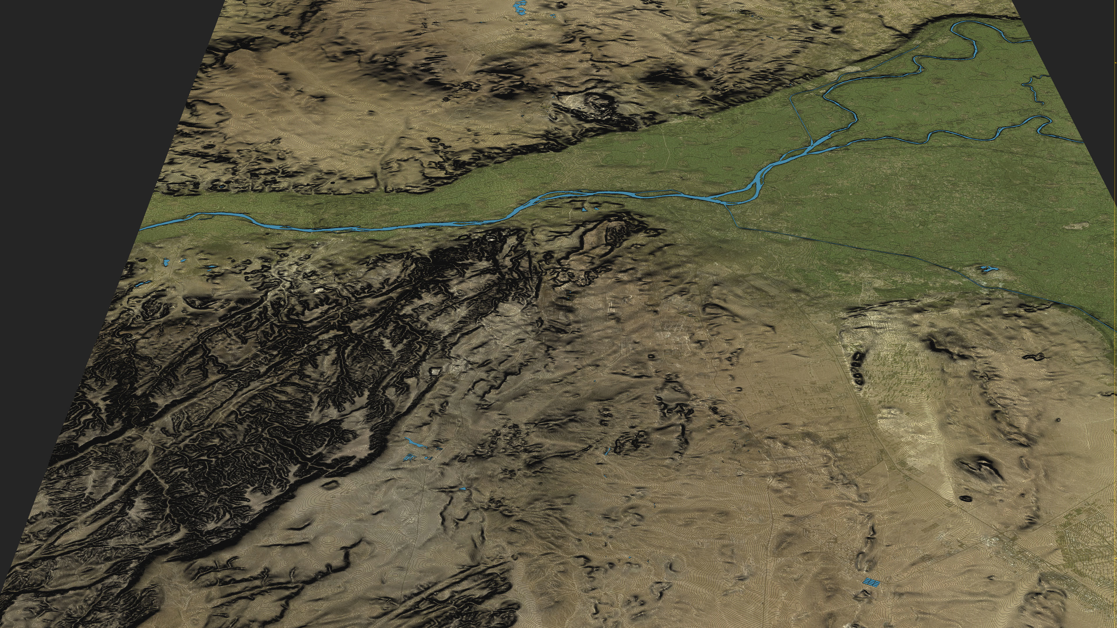 Cairo - Topography Terrain Low-poly 3D model_22