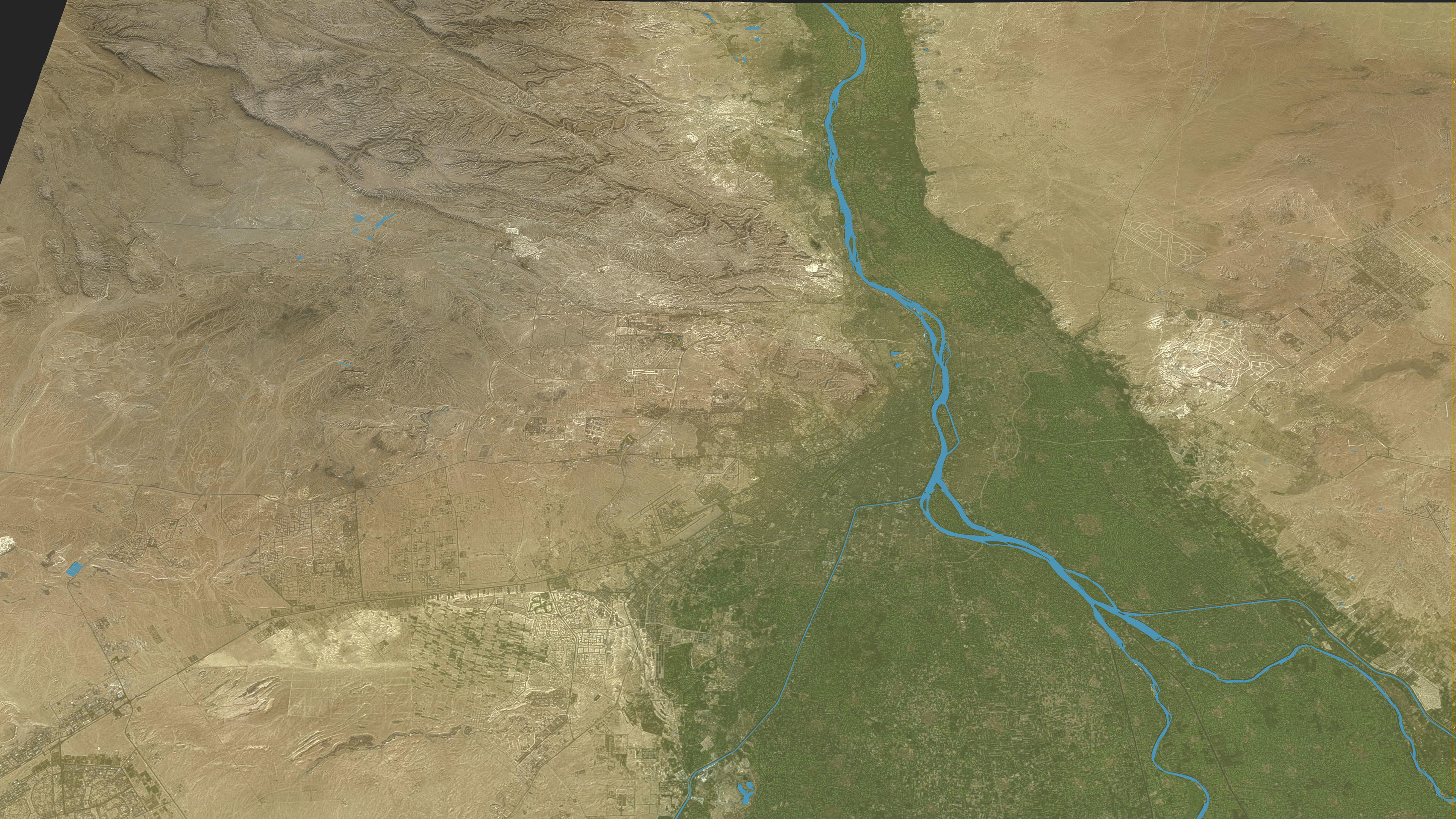 Cairo - Topography Terrain Low-poly 3D model_18