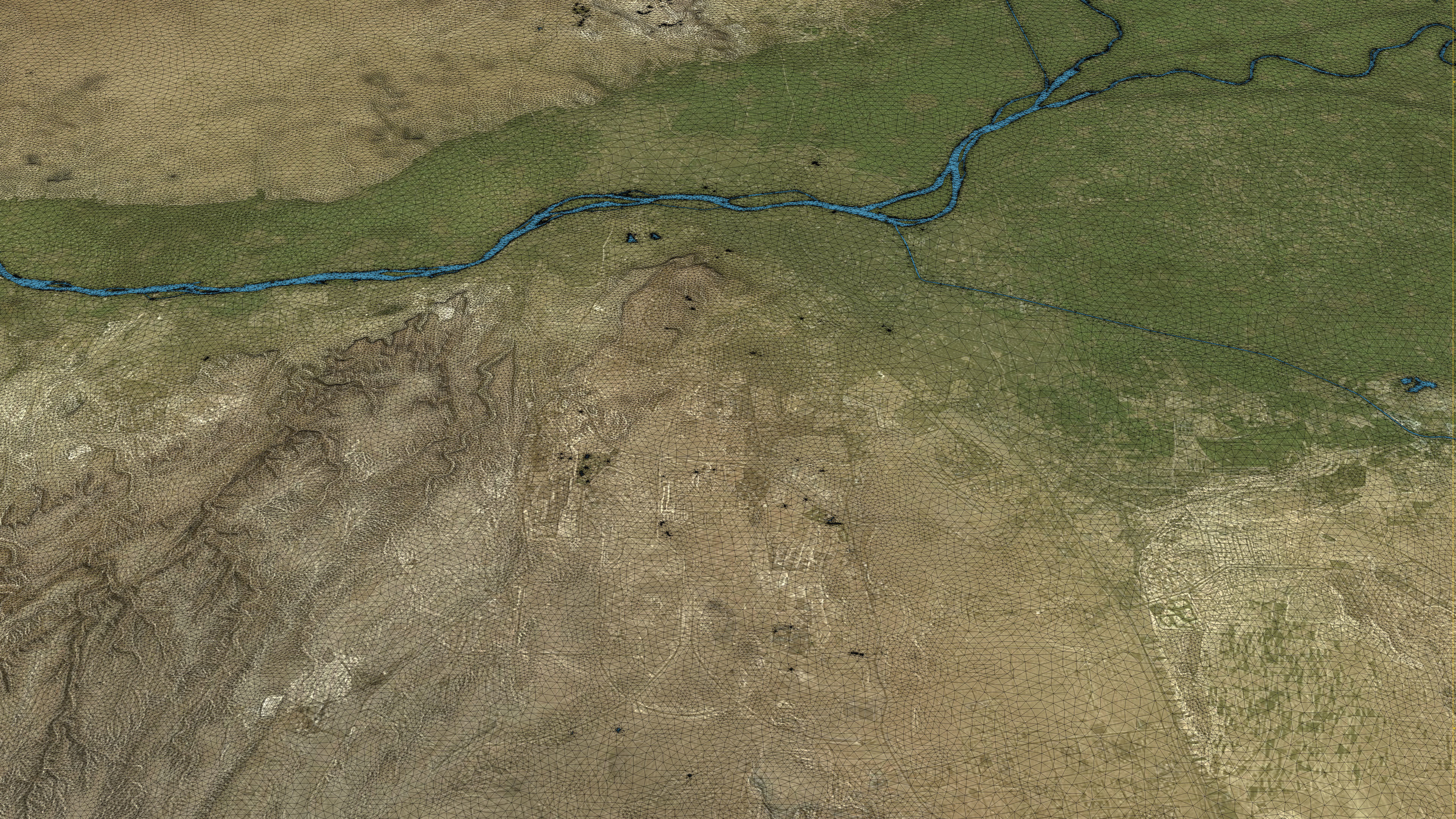 Cairo - Topography Terrain Low-poly 3D model_47