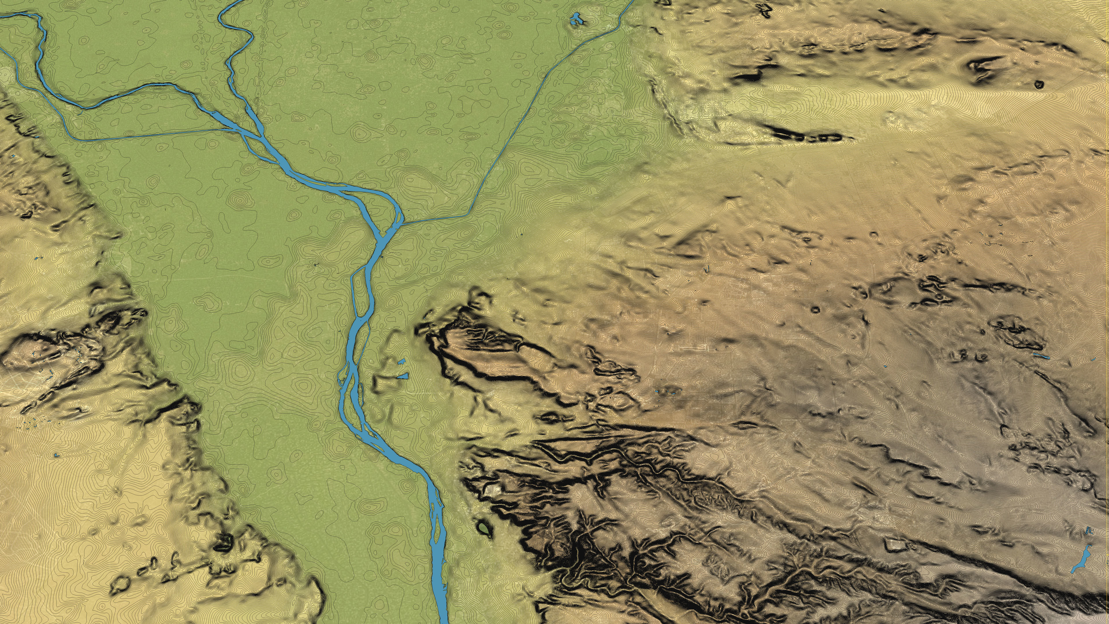 Cairo - Topography Terrain Low-poly 3D model_27