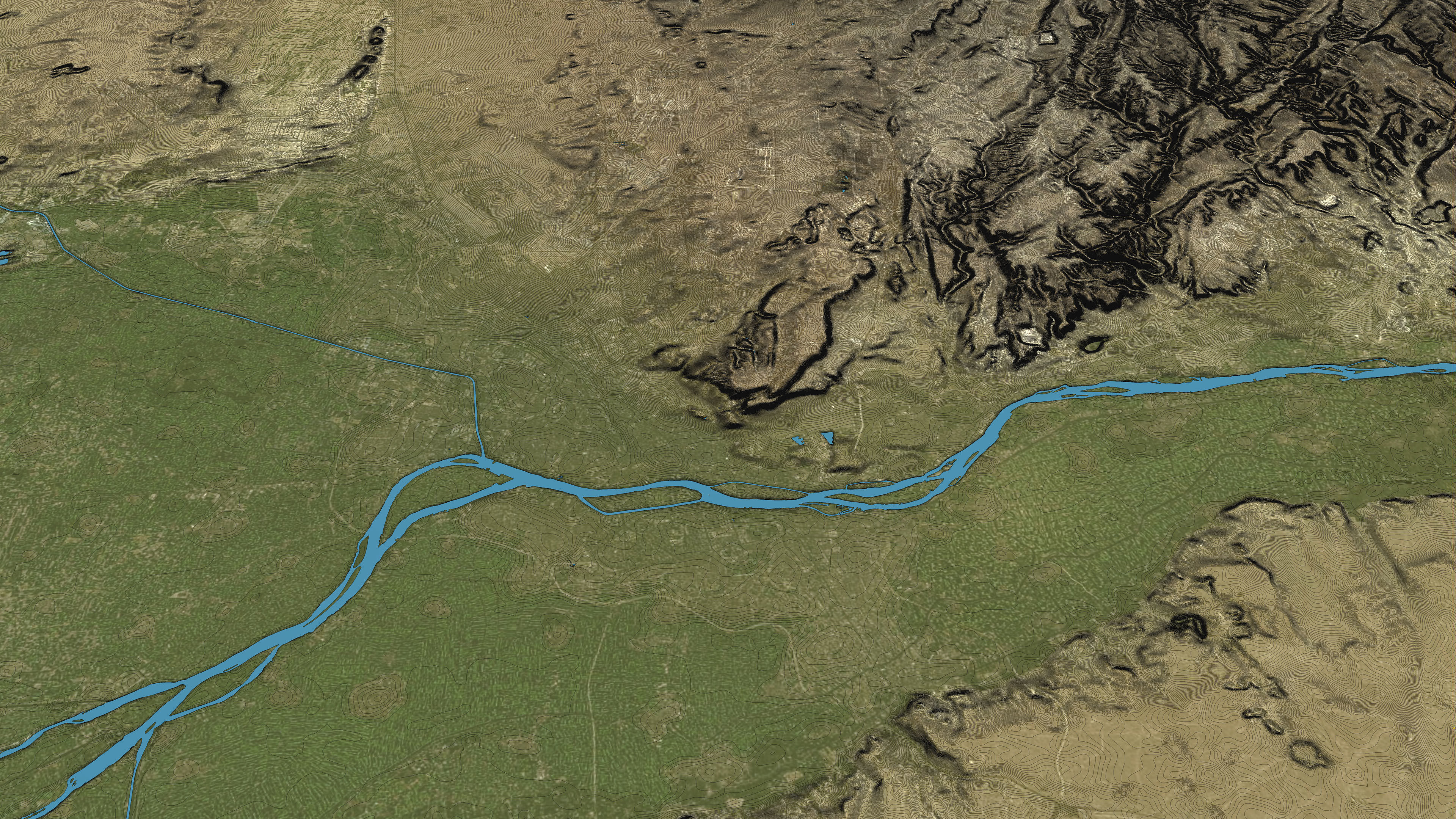 Cairo - Topography Terrain Low-poly 3D model_34