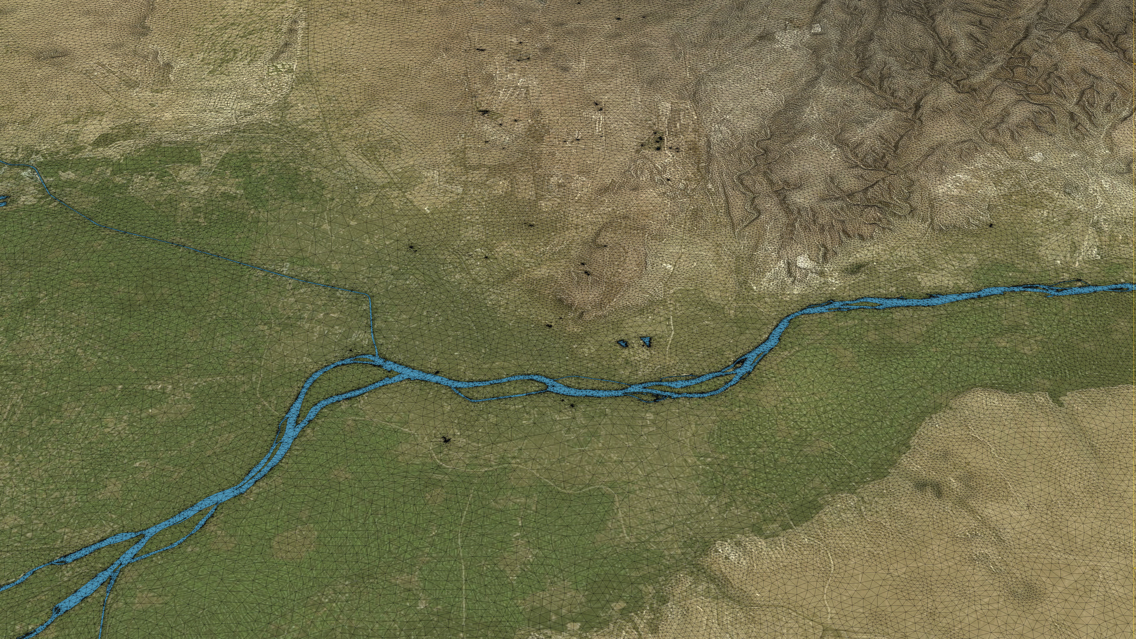 Cairo - Topography Terrain Low-poly 3D model_35