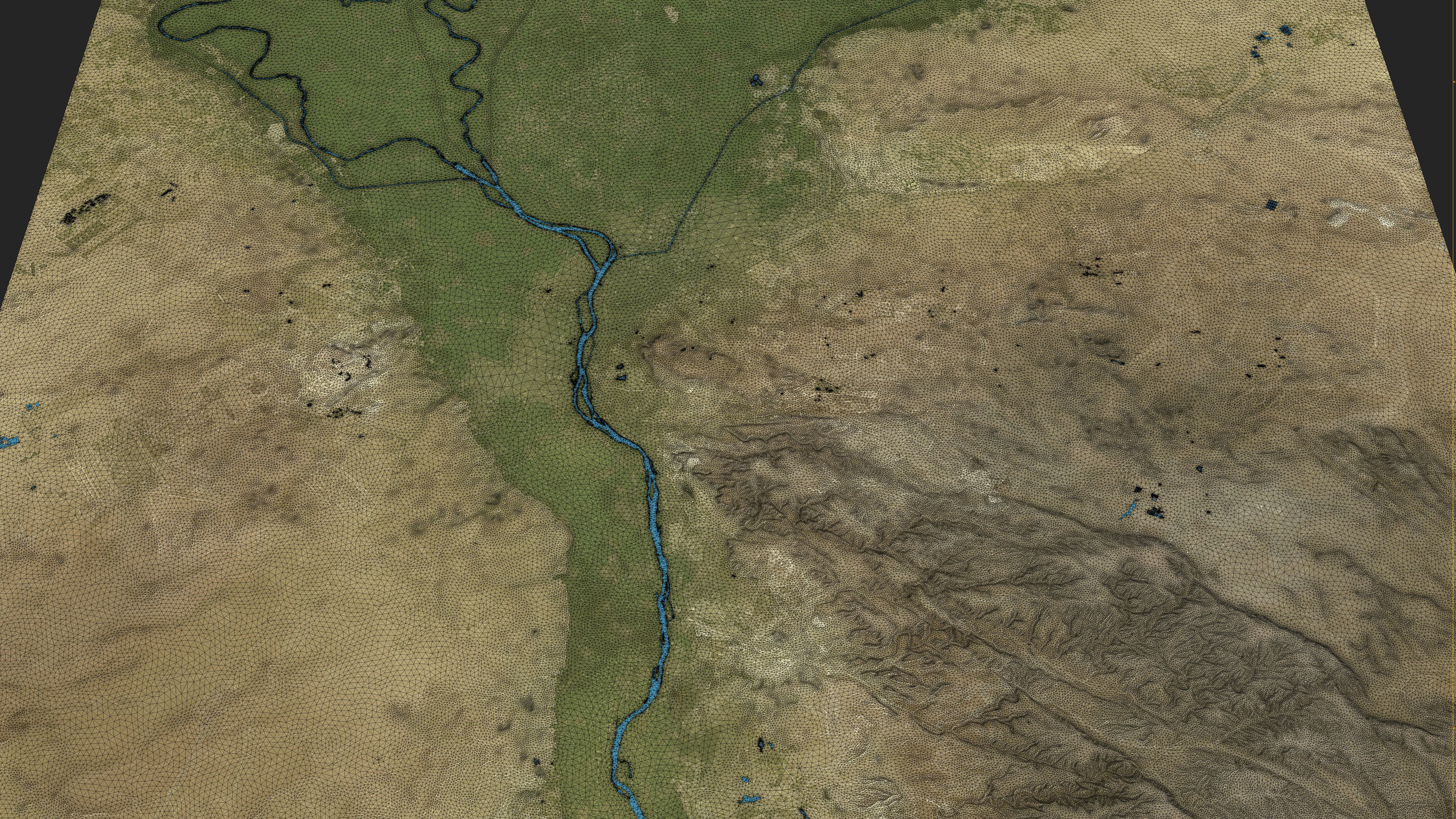 Cairo - Topography Terrain Low-poly 3D model_5