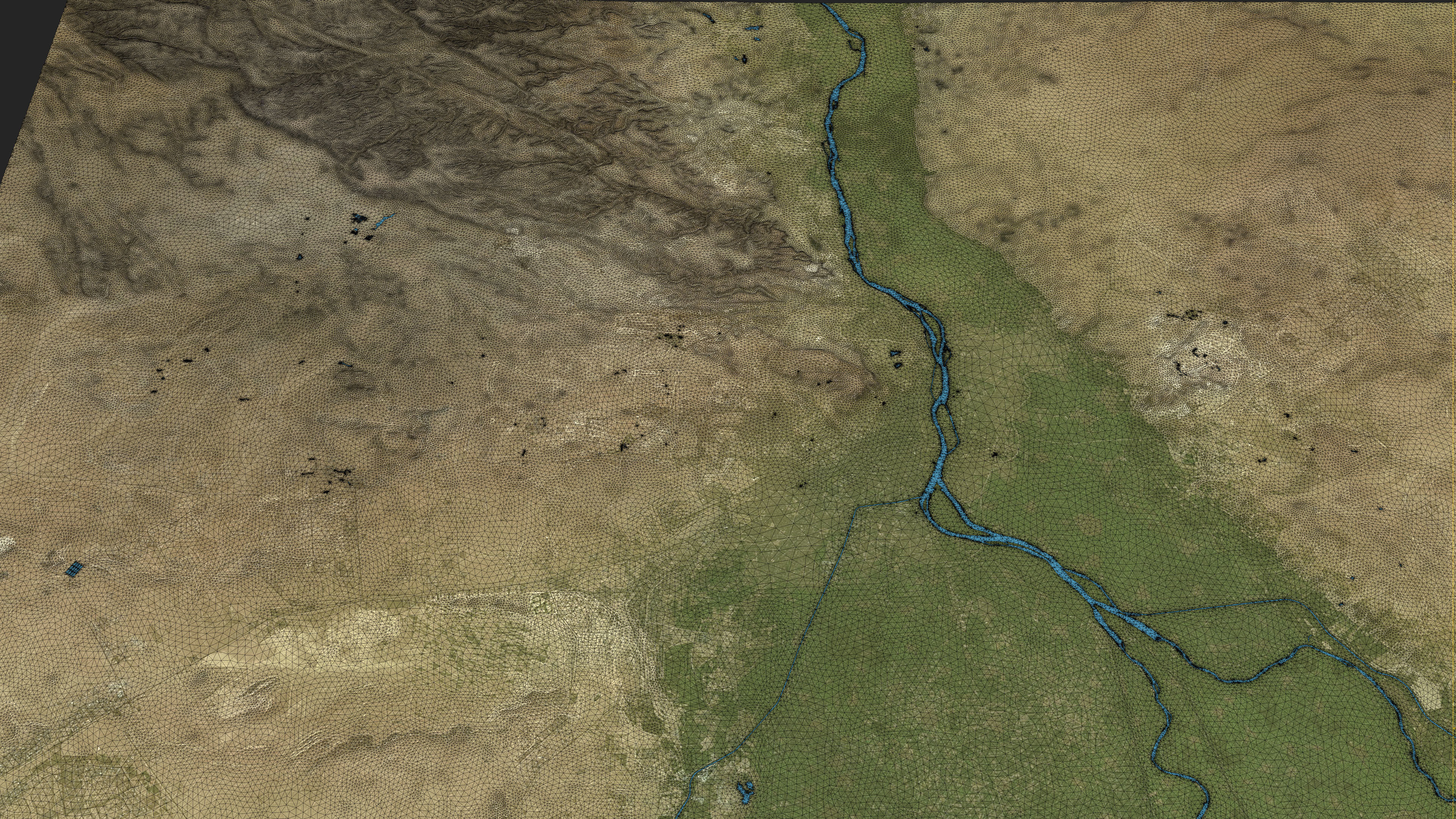 Cairo - Topography Terrain Low-poly 3D model_17