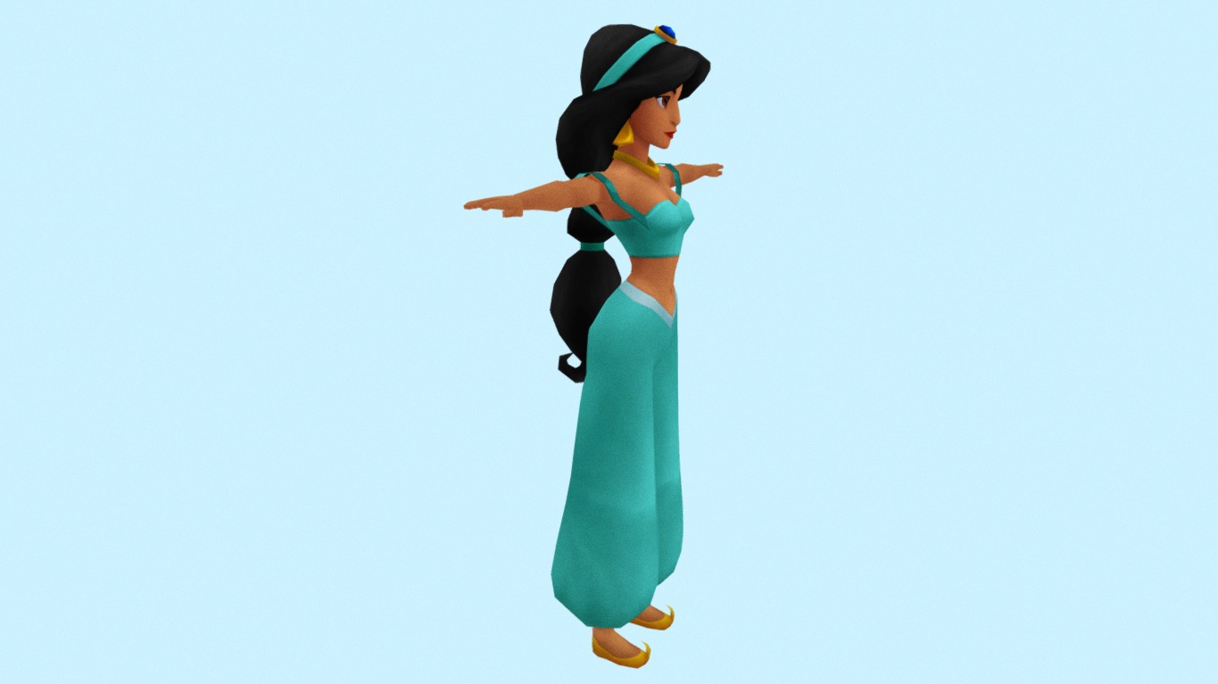 Jasmine 3D model_2