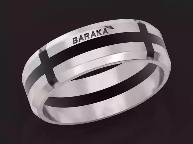  Prive Baraka ring for man 1473 3D print model
