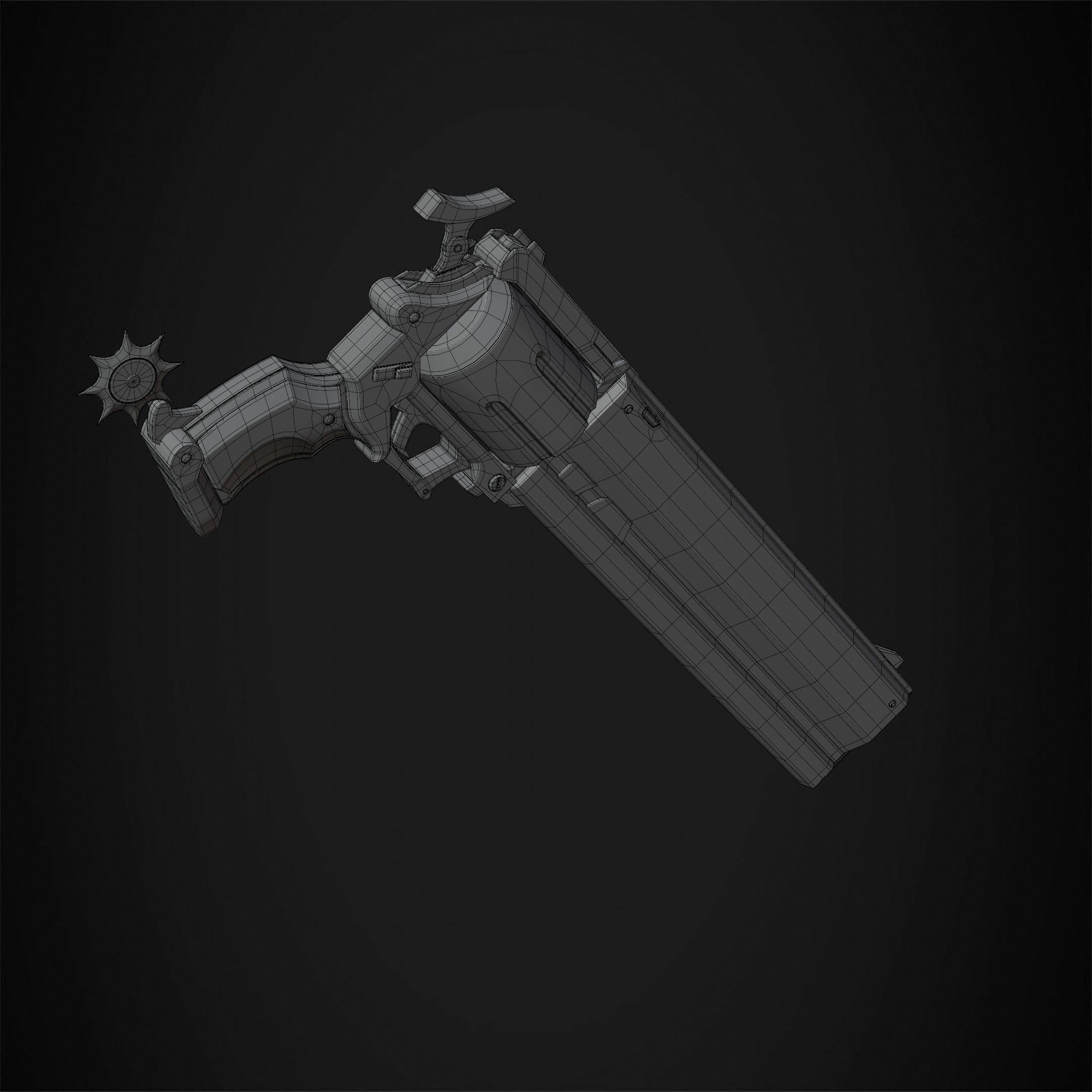 Zenless Zone Zero Billy Kid The Girls Revolver for Cosplay 3D print model_22