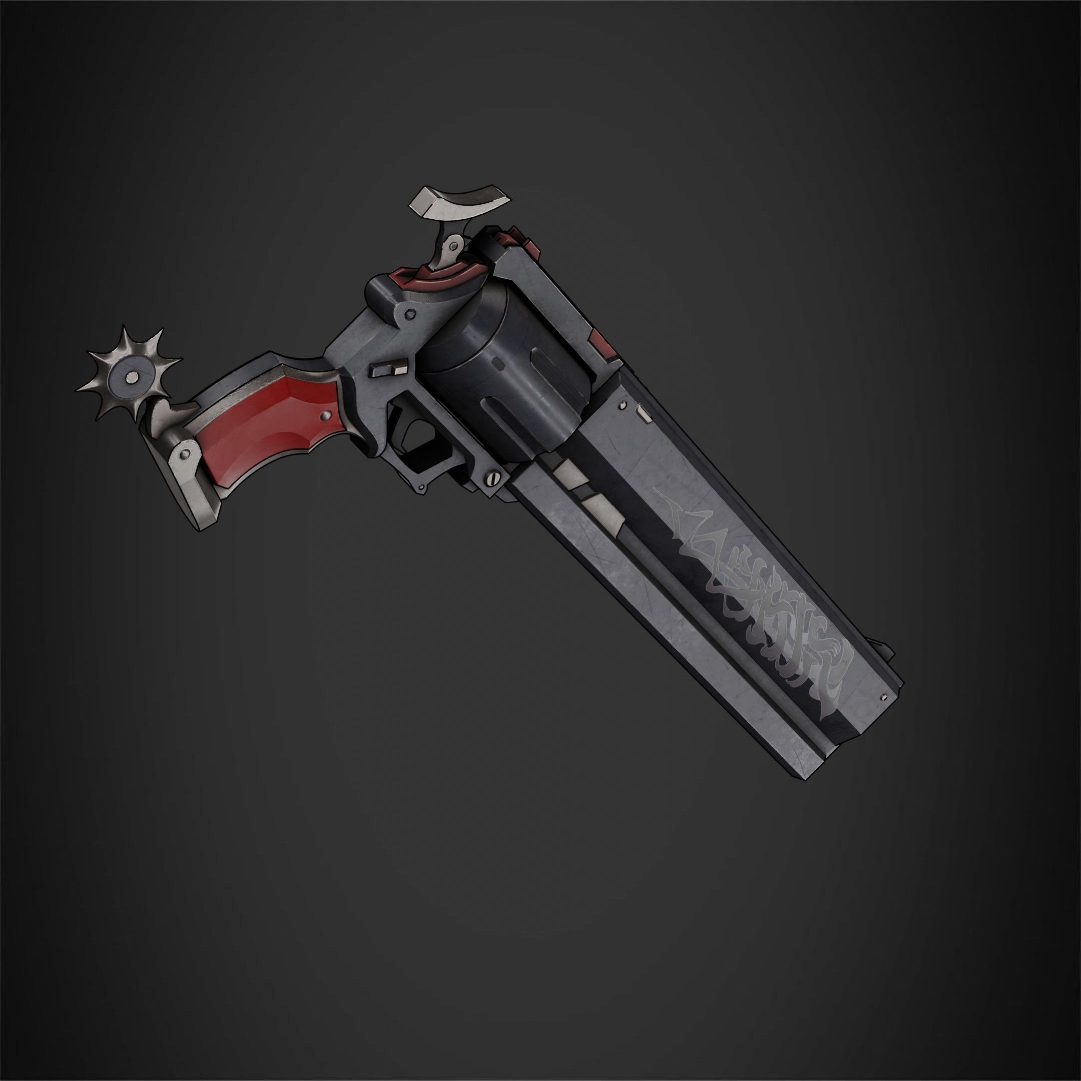 Zenless Zone Zero Billy Kid The Girls Revolver for Cosplay 3D print model_6