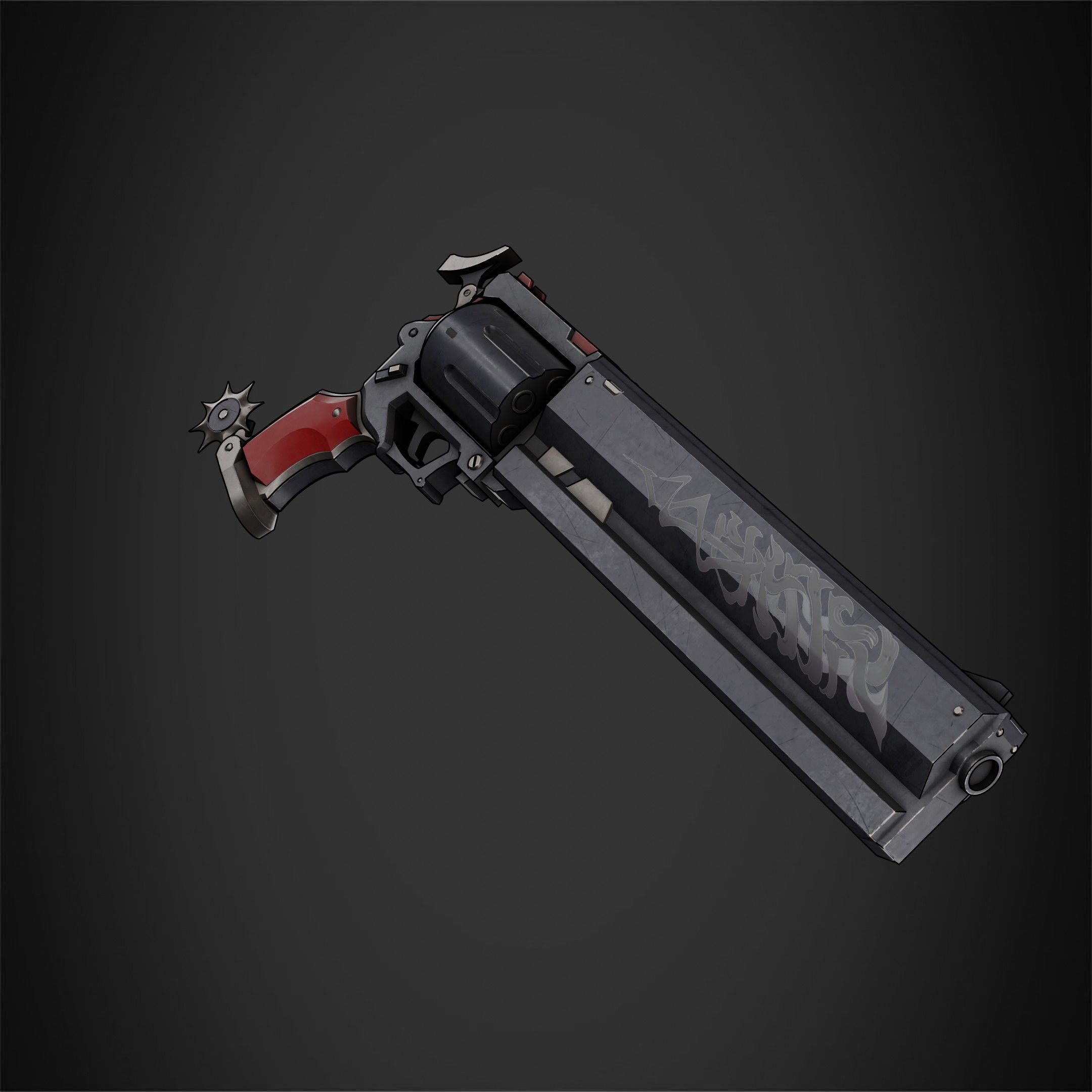 Zenless Zone Zero Billy Kid The Girls Revolver for Cosplay 3D print model_8