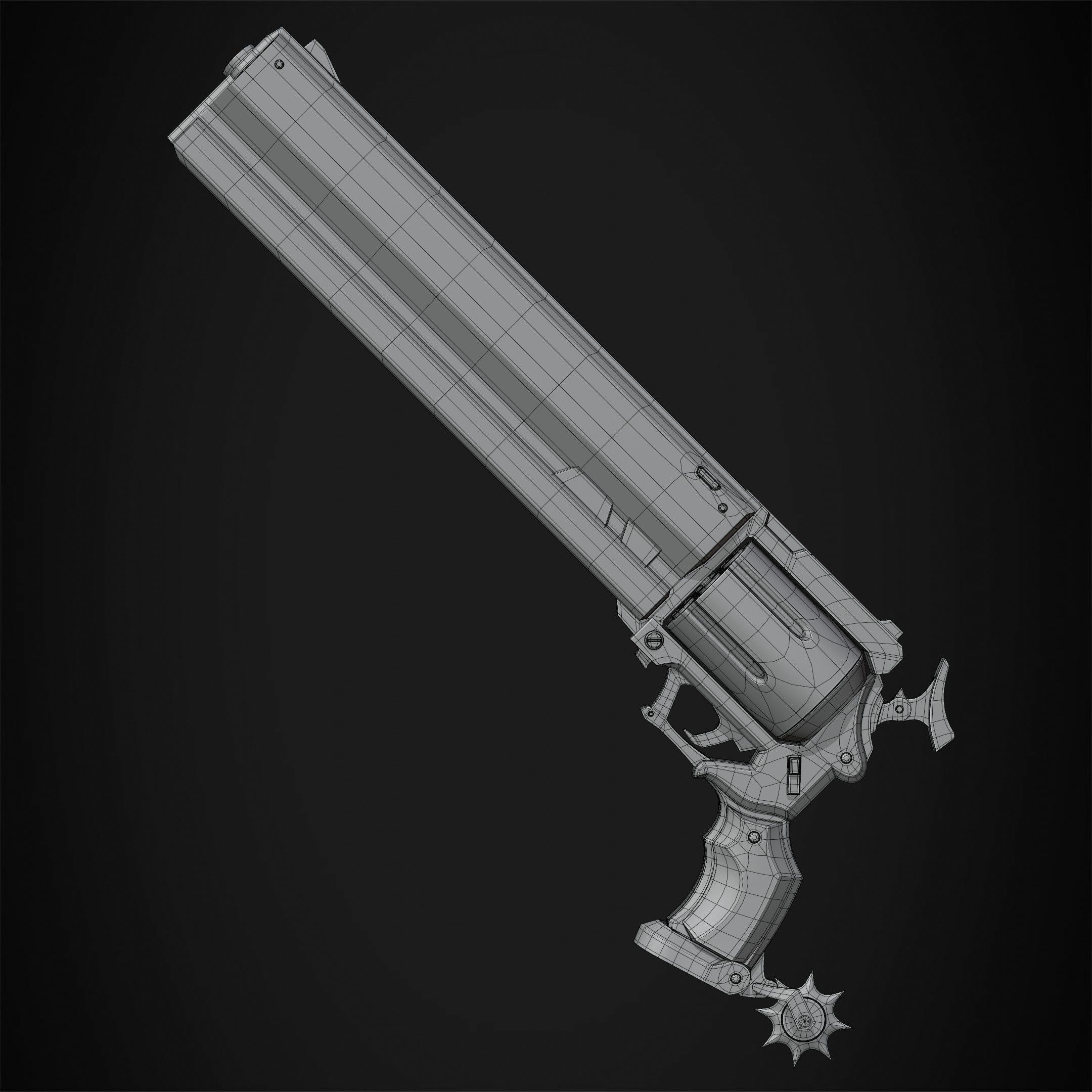 Zenless Zone Zero Billy Kid The Girls Revolver for Cosplay 3D print model_16