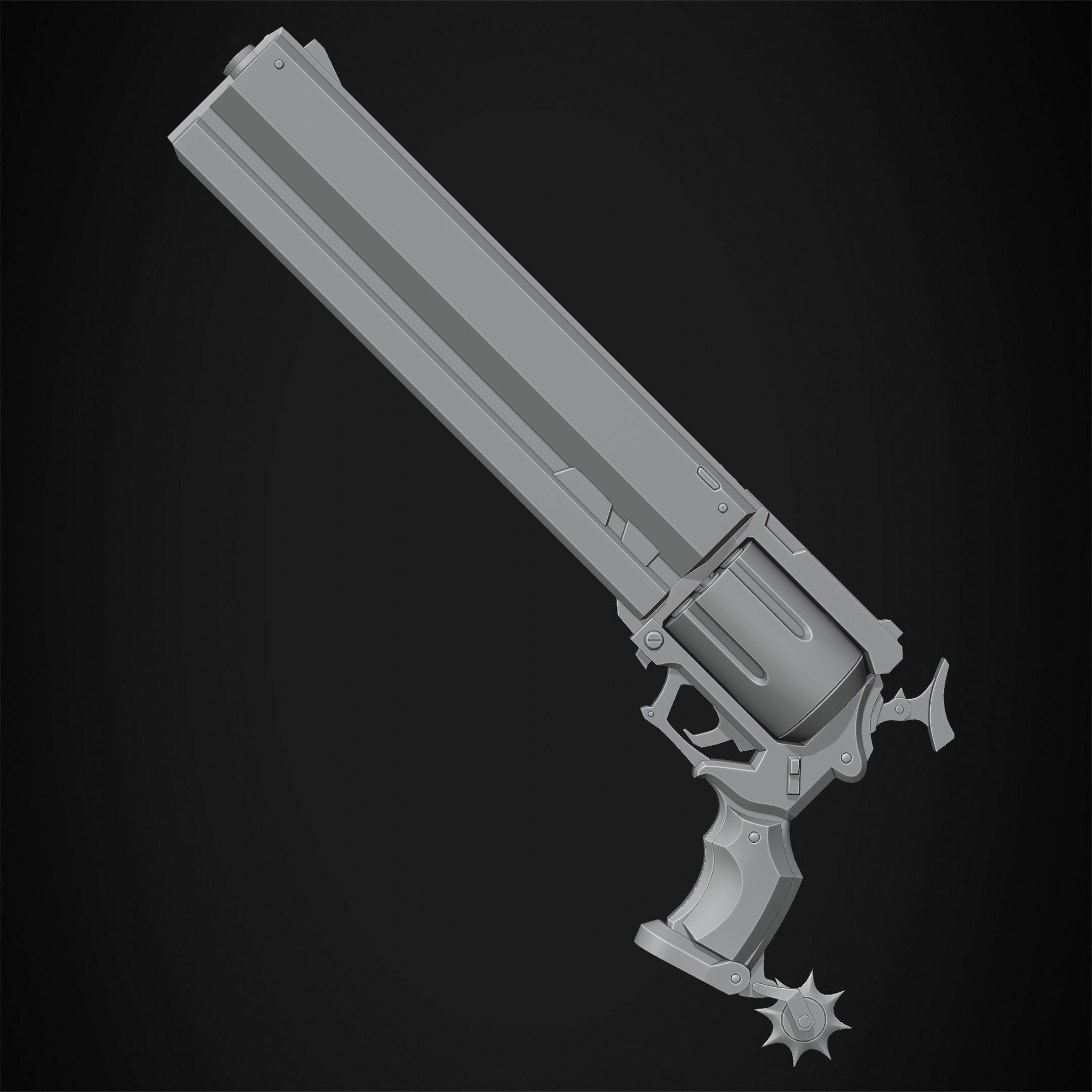 Zenless Zone Zero Billy Kid The Girls Revolver for Cosplay 3D print model_15