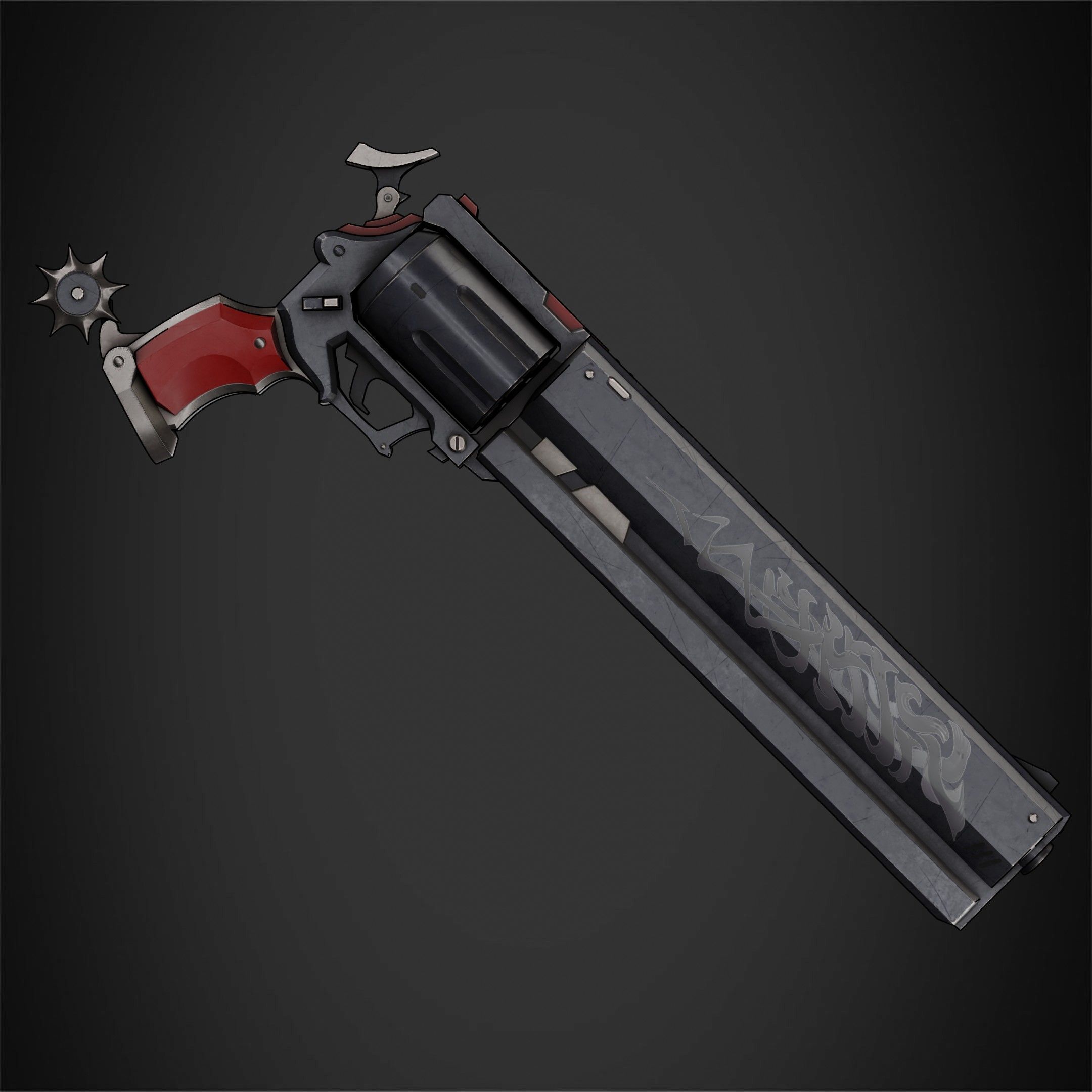 Zenless Zone Zero Billy Kid The Girls Revolver for Cosplay 3D print model_7