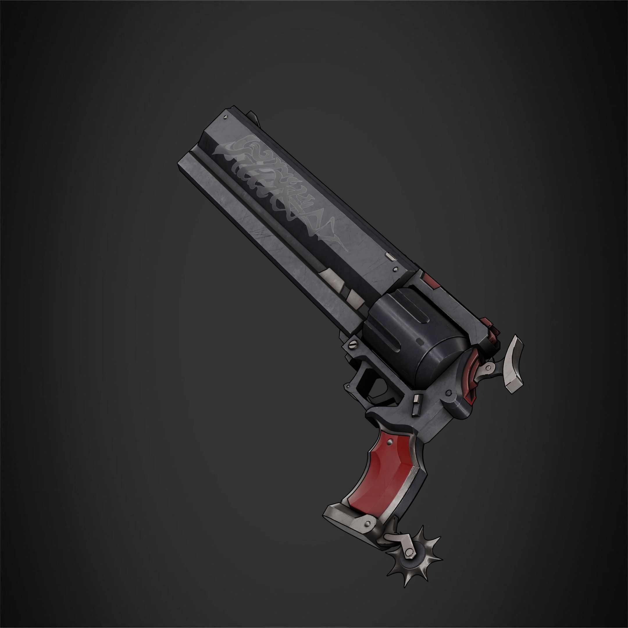 Zenless Zone Zero Billy Kid The Girls Revolver for Cosplay 3D print model_4