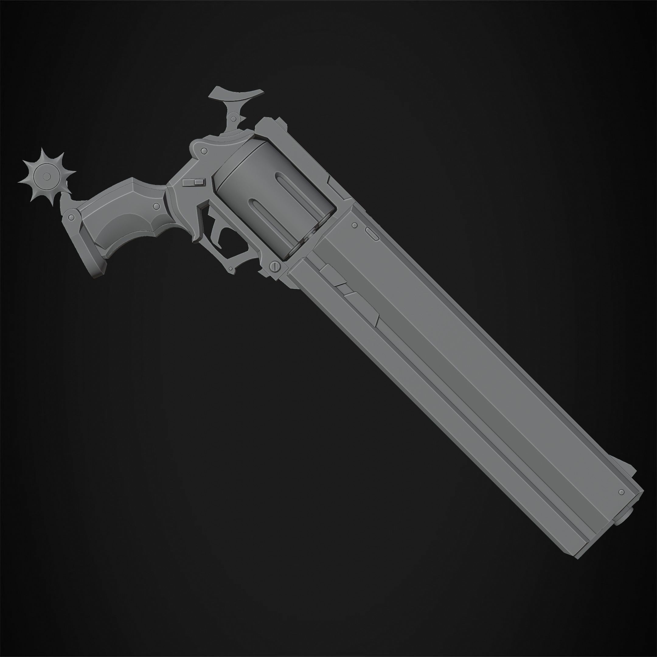 Zenless Zone Zero Billy Kid The Girls Revolver for Cosplay 3D print model_23