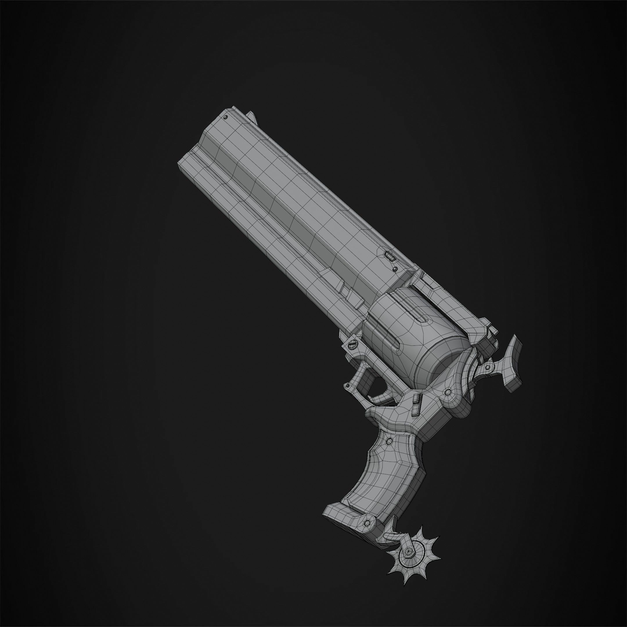 Zenless Zone Zero Billy Kid The Girls Revolver for Cosplay 3D print model_18