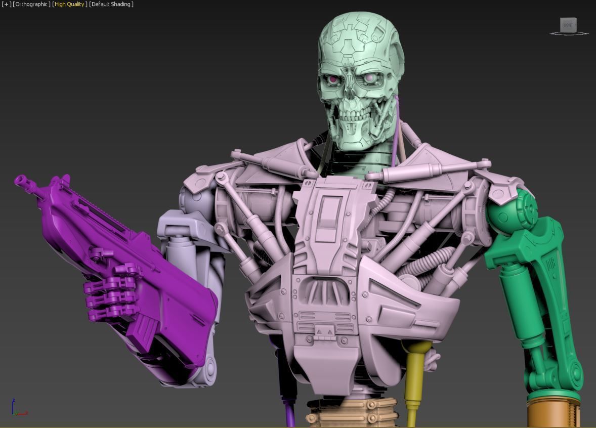 T-600 Terminator Salvation 3D print model_14