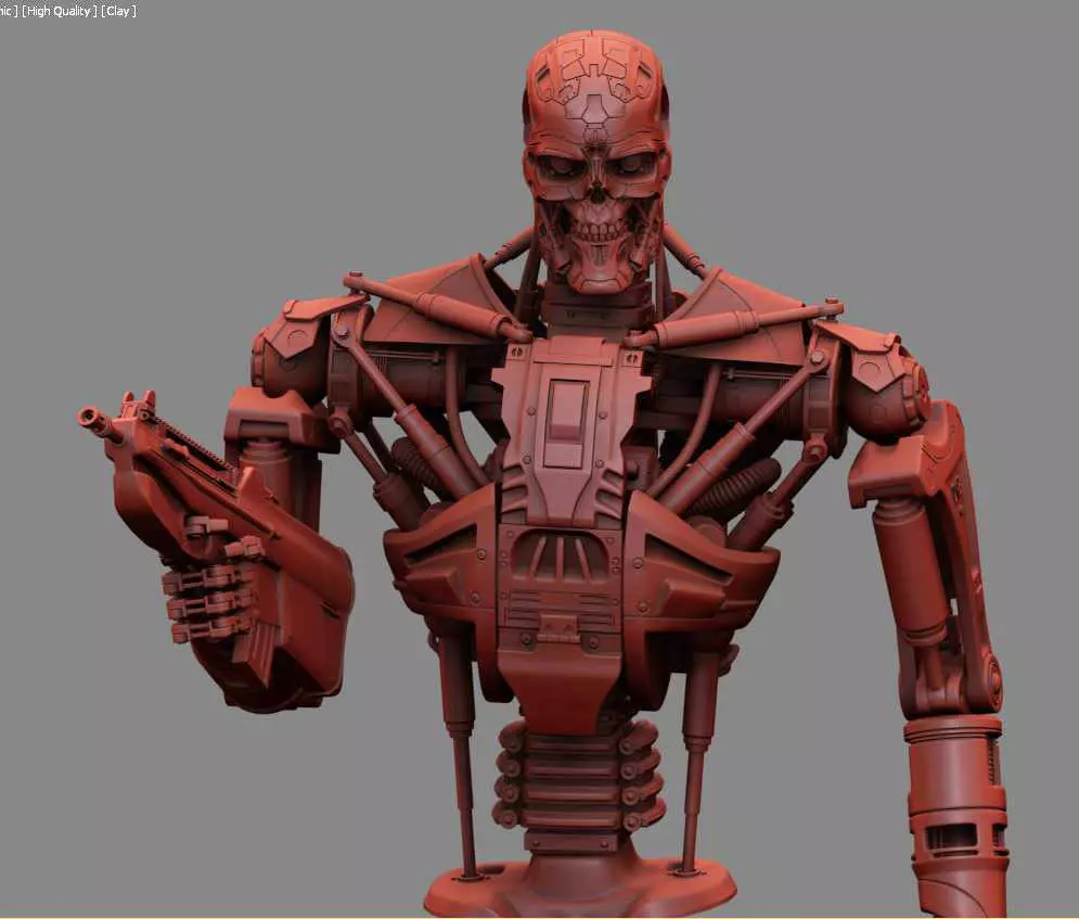 T-600 Terminator Salvation 3D print model_0