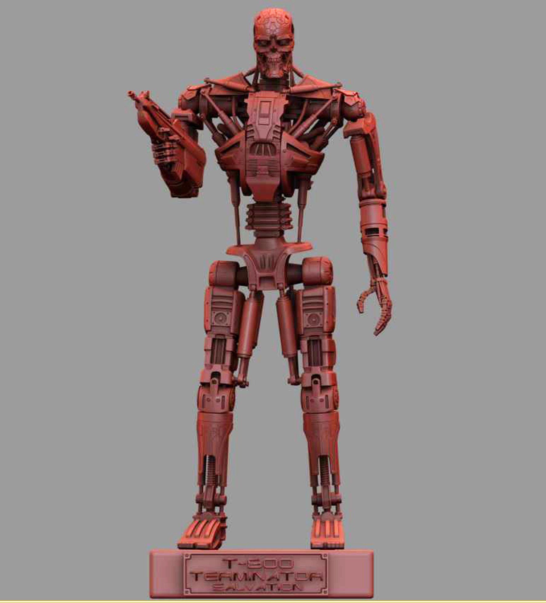 T-600 Terminator Salvation 3D print model_5