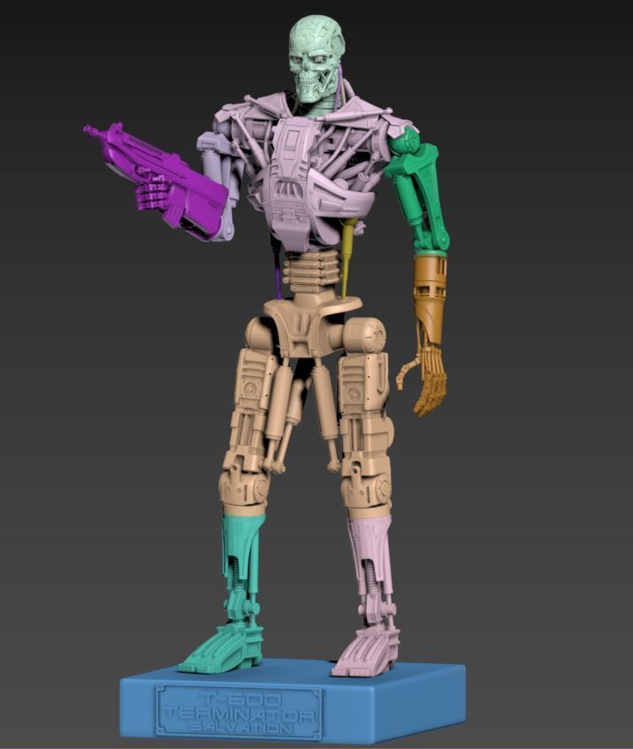 T-600 Terminator Salvation 3D print model_9