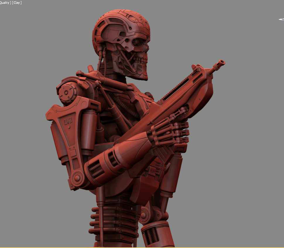 T-600 Terminator Salvation 3D print model_2