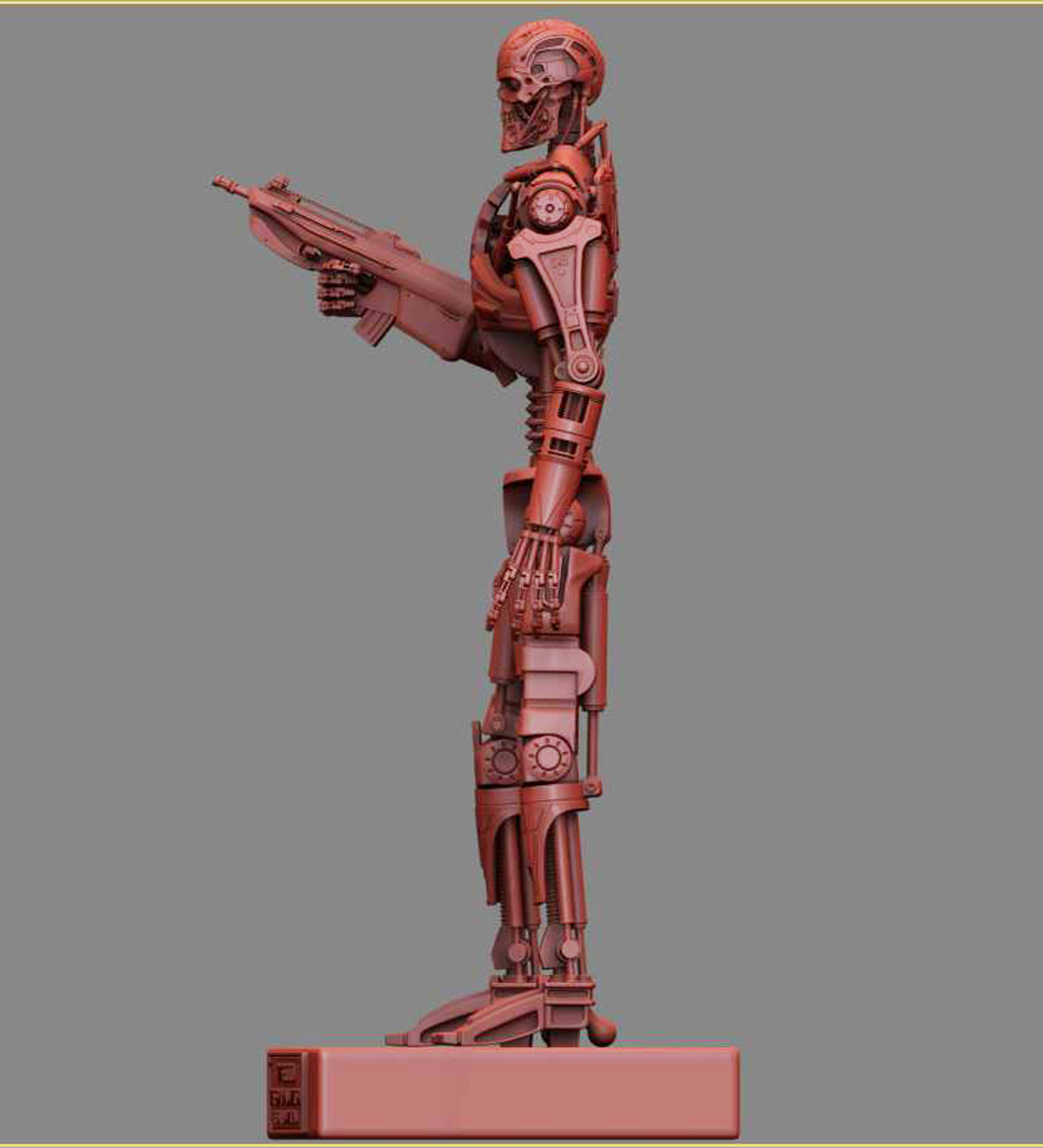 T-600 Terminator Salvation 3D print model_4
