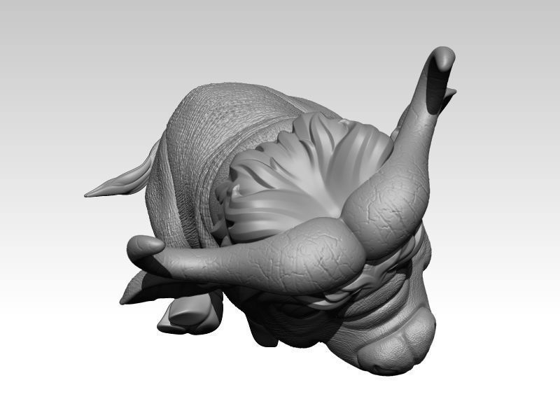 Kawaii Mini Buffalo  3D print model_6