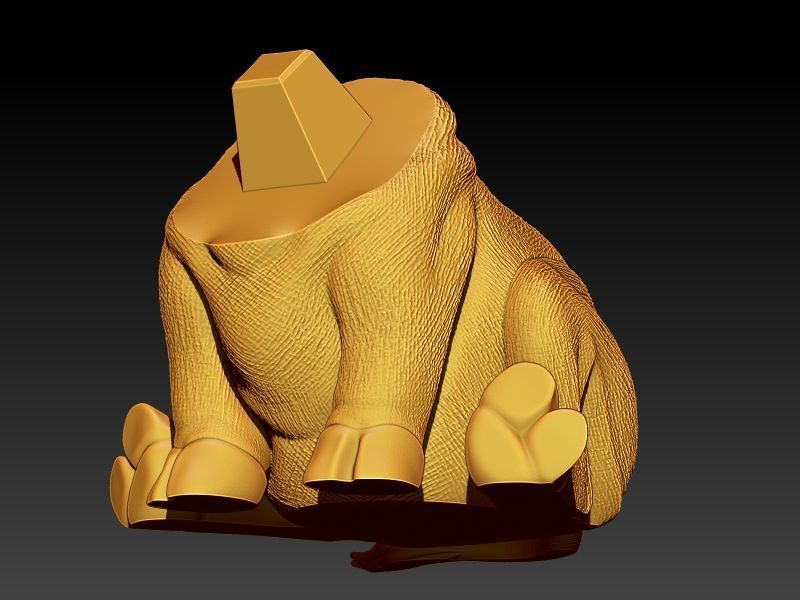 Kawaii Mini Buffalo  3D print model_7