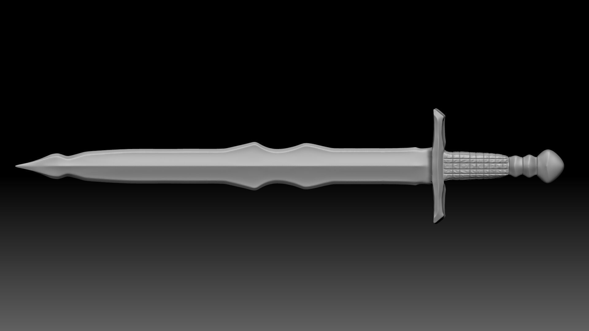 Glass Sword 3D print model_2