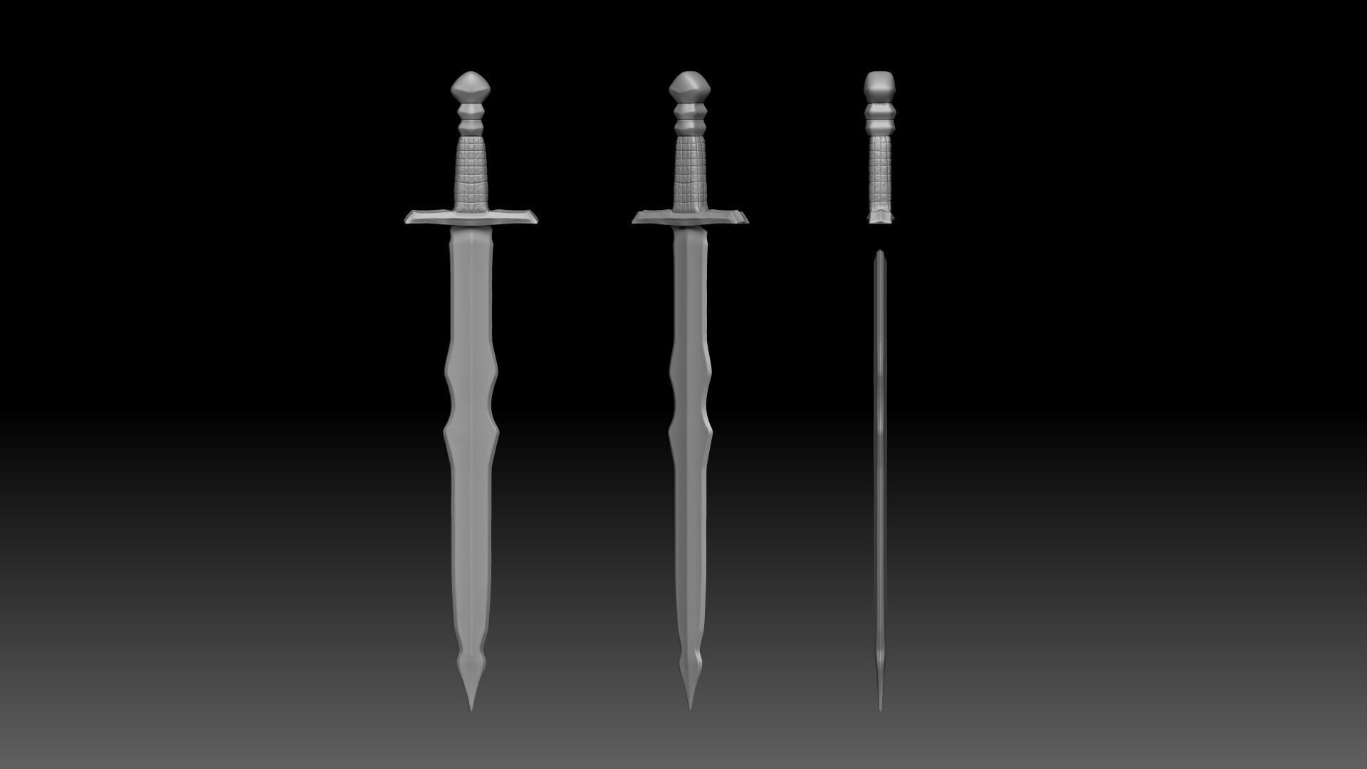 Glass Sword 3D print model_4