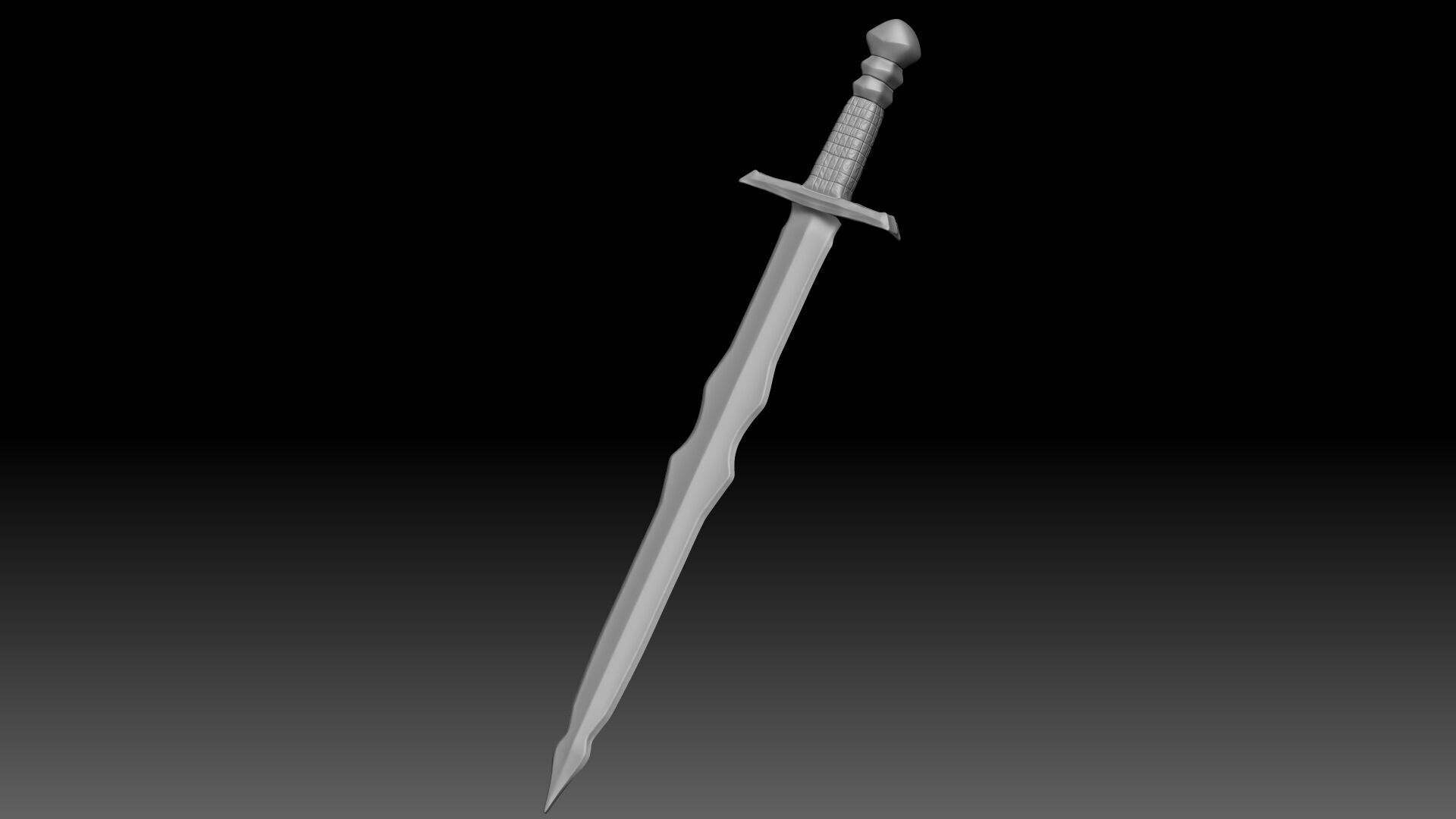 Glass Sword 3D print model_1
