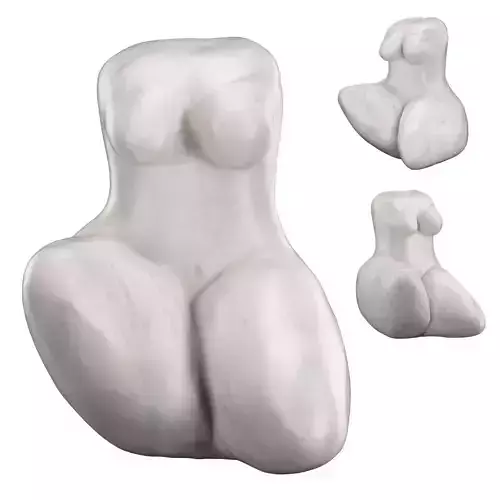 Italian Carrara Marble Cubist Sculpture - Bella