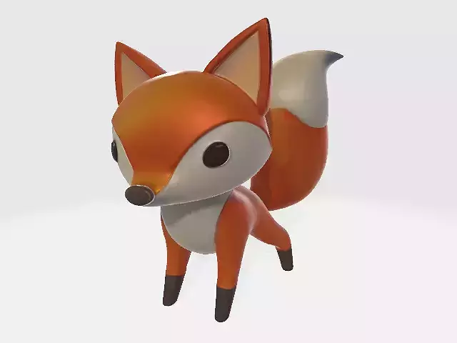 Fox lowpoly